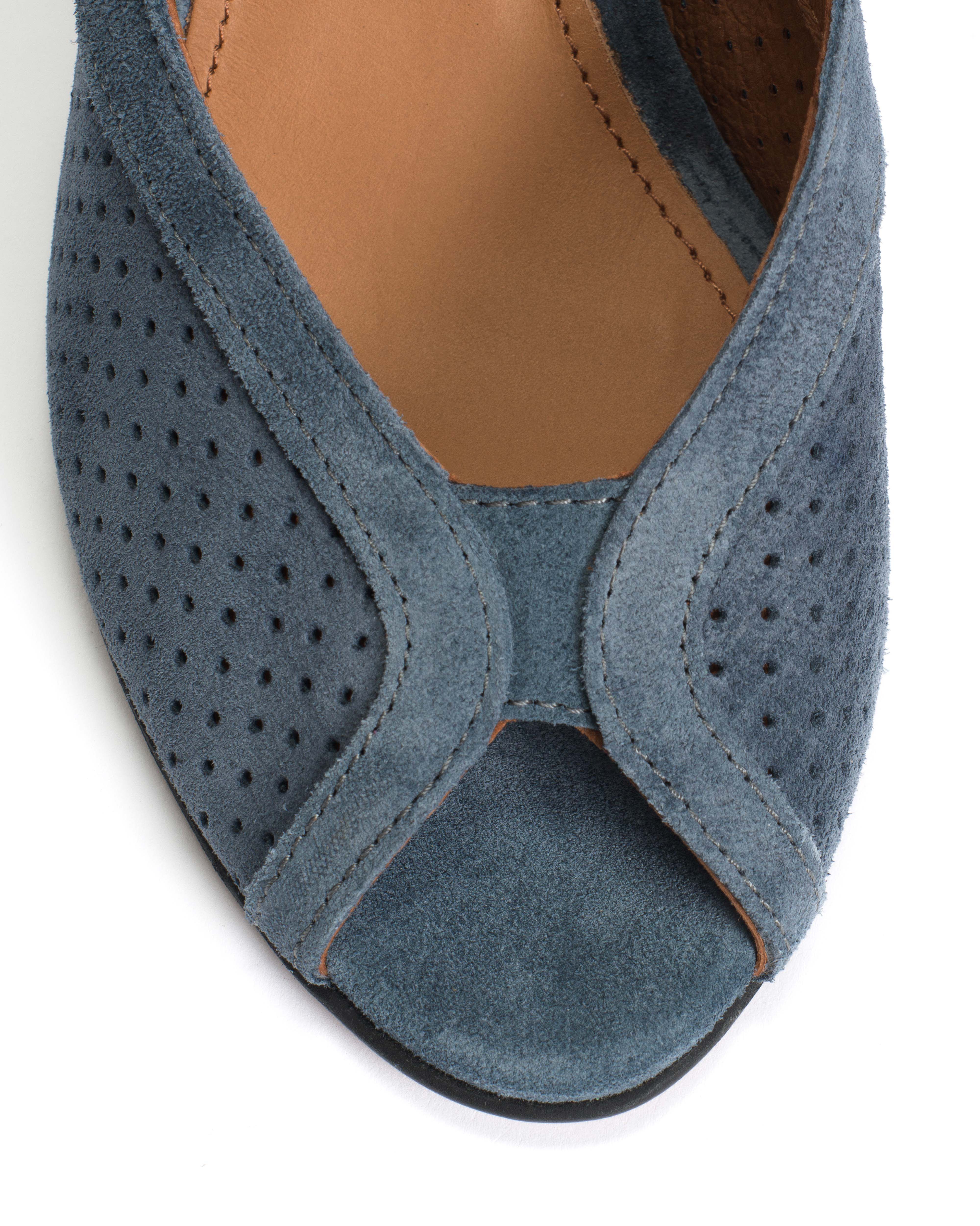 Alania Calf Suede Denim Blue - Image 7
