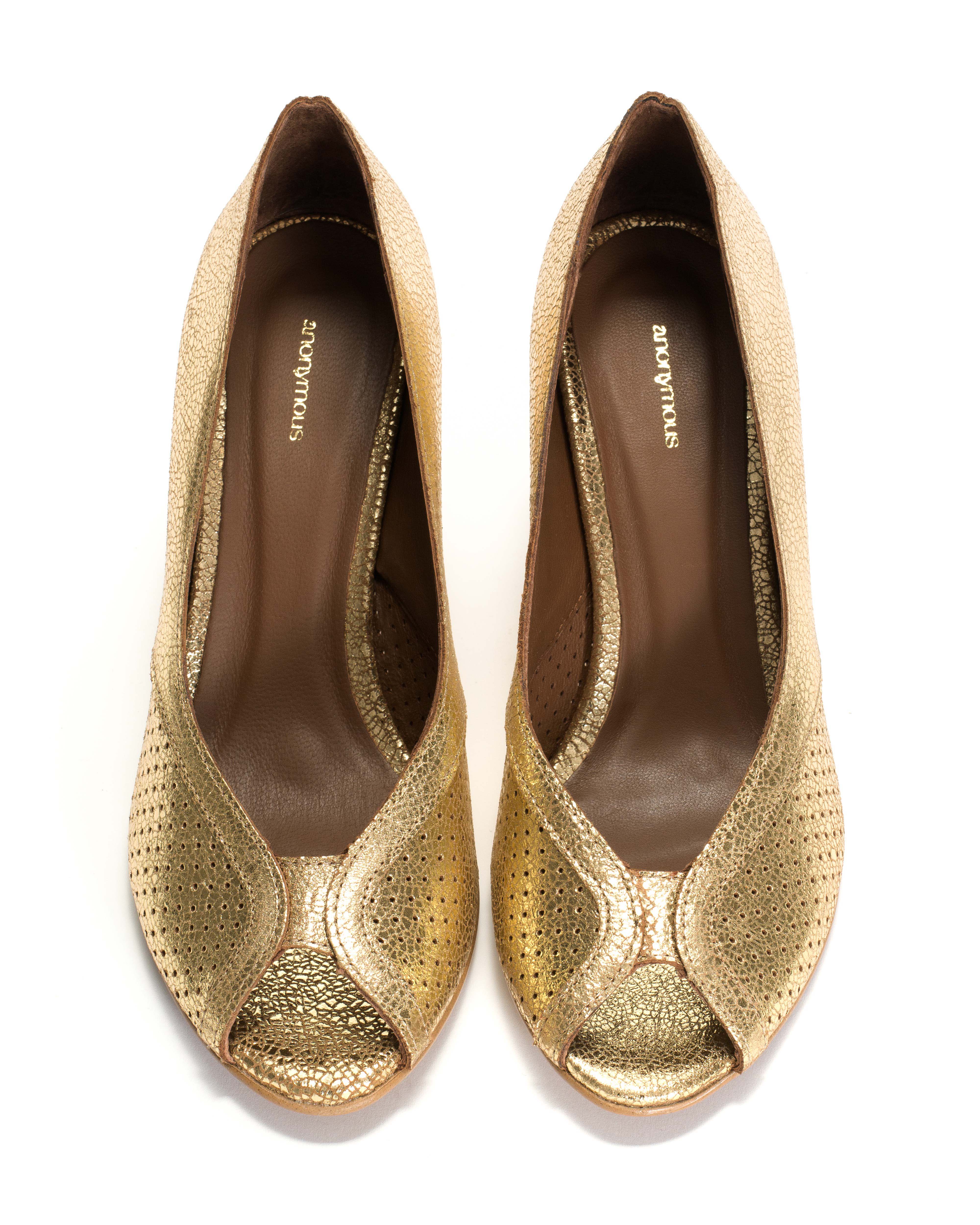 Alania Crackled metallic goat Gold - Image 3