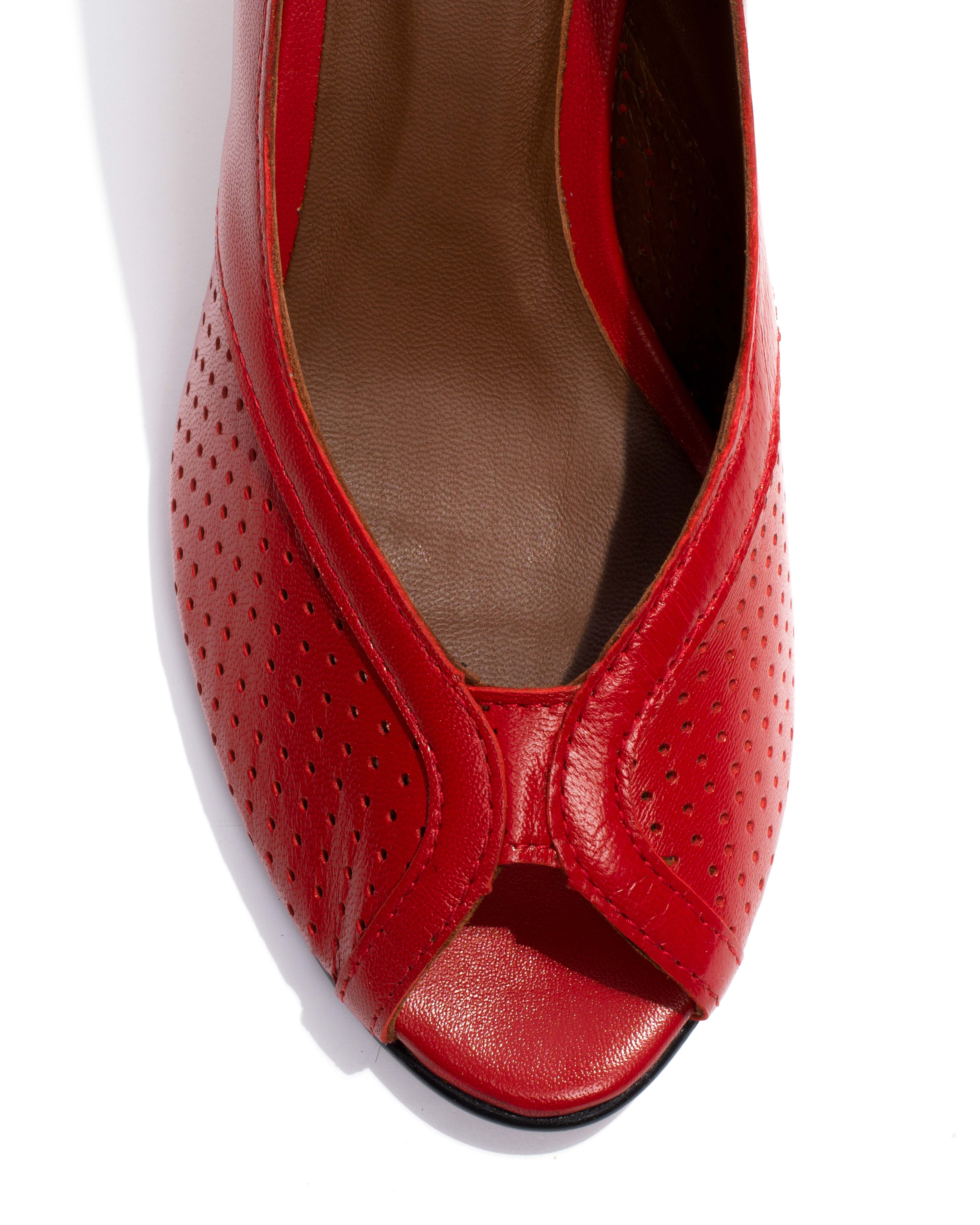 Alania Shiny lamb Ruby red - Image 6