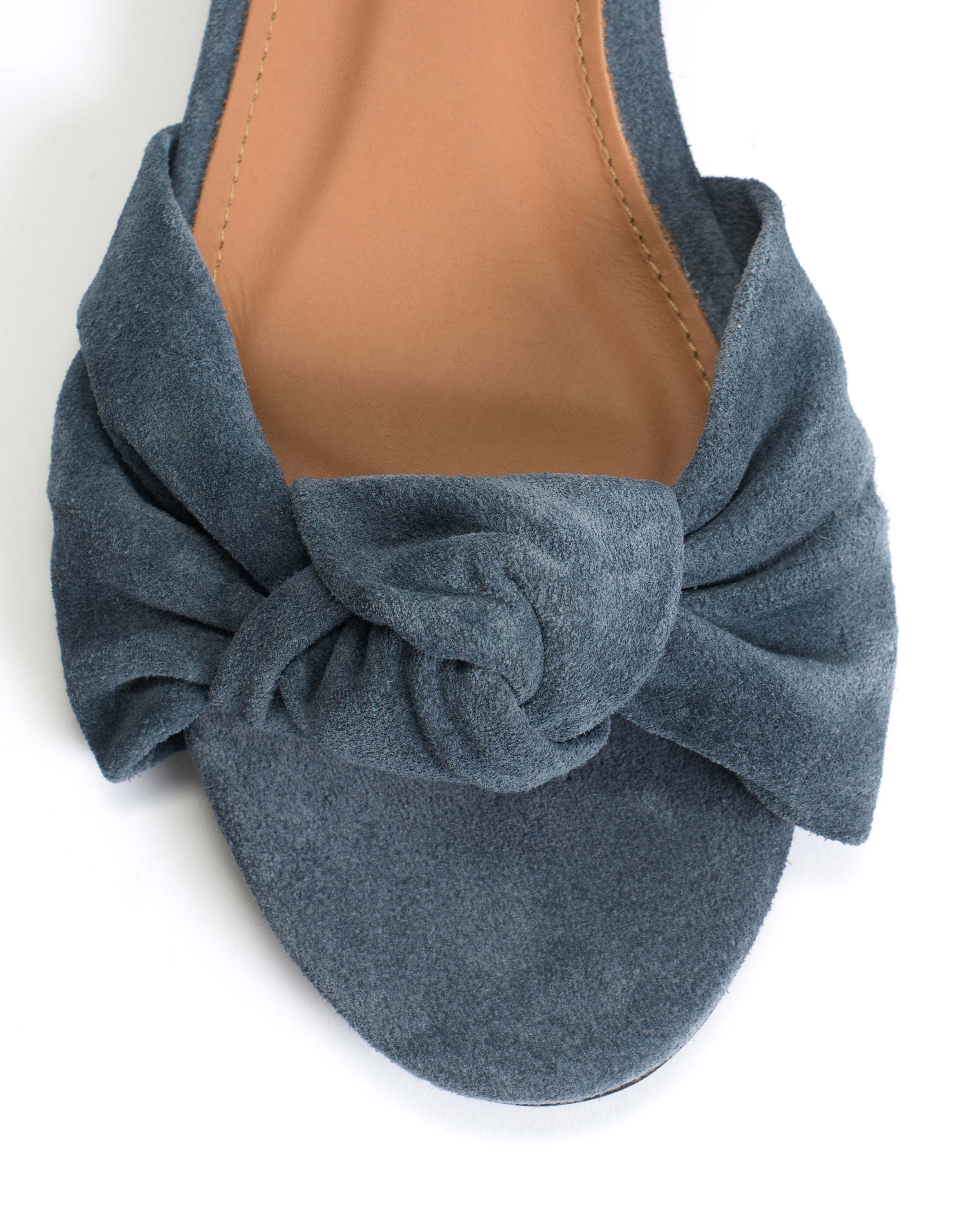 Aliza 10 Calf suede Denim blue - Image 6