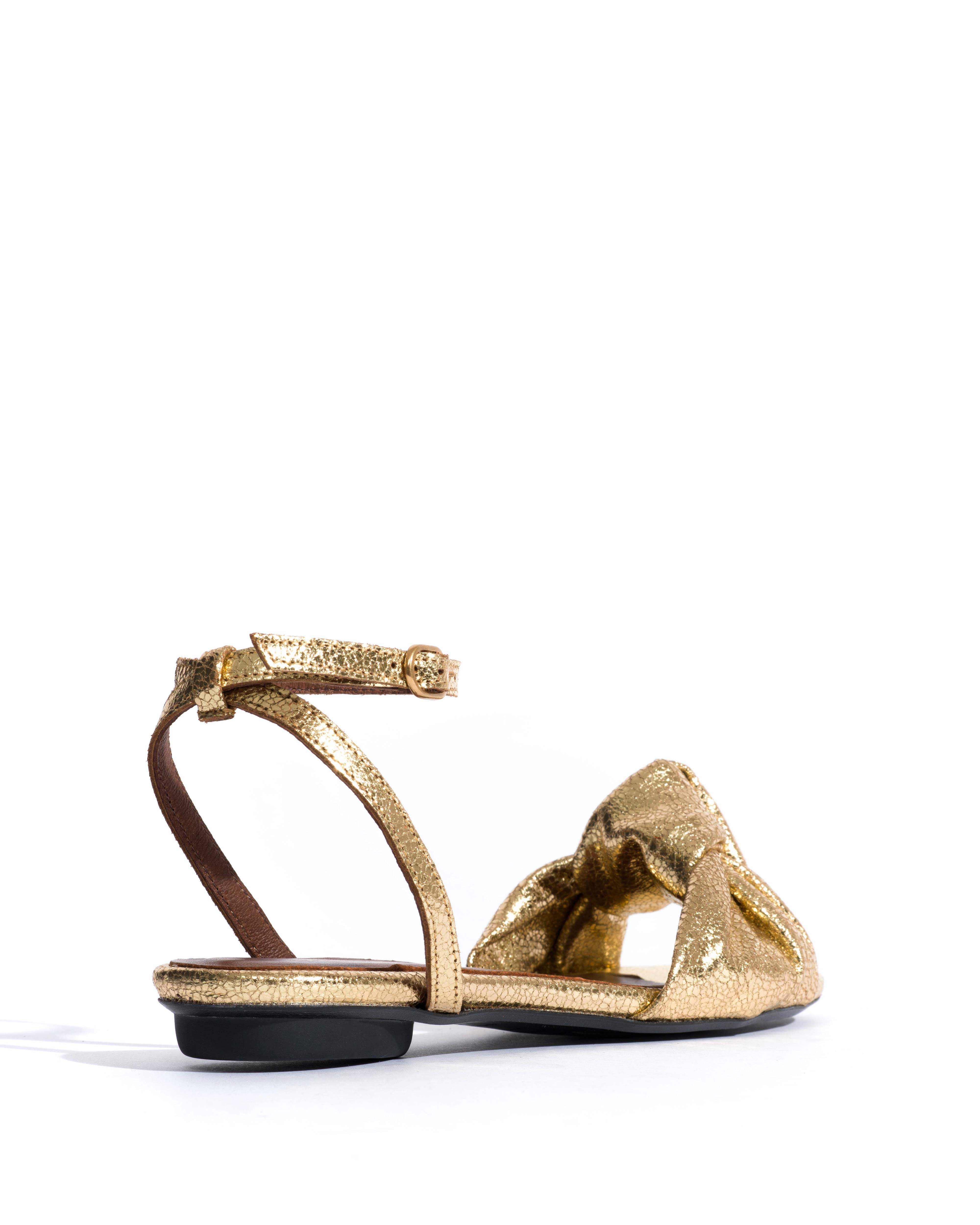 Aliza 10 Crackled metallic goat Gold - Image 3