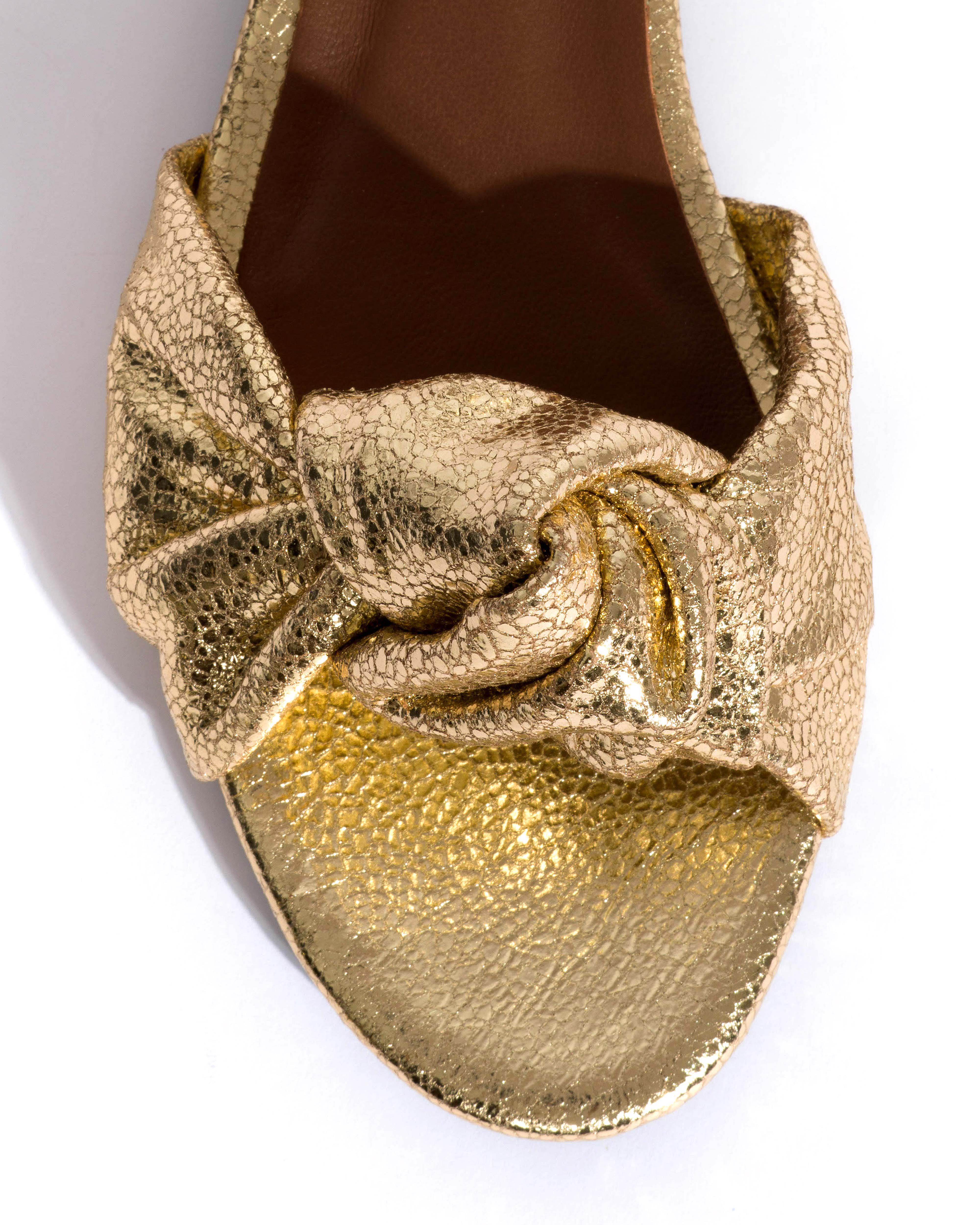 Aliza 10 Crackled metallic goat Gold - Image 5