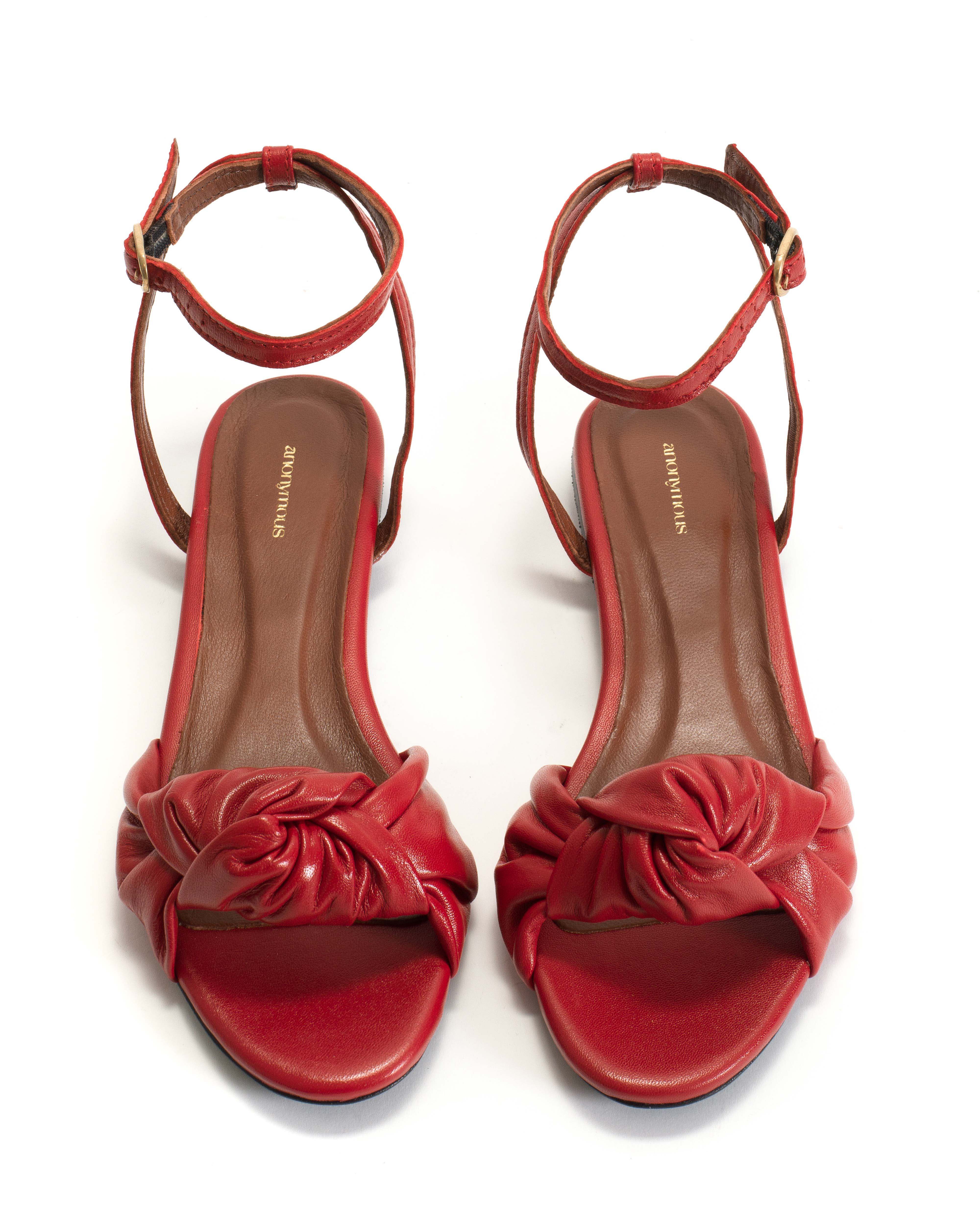 Aliza 10 Shiny lamb Ruby red - Image 3