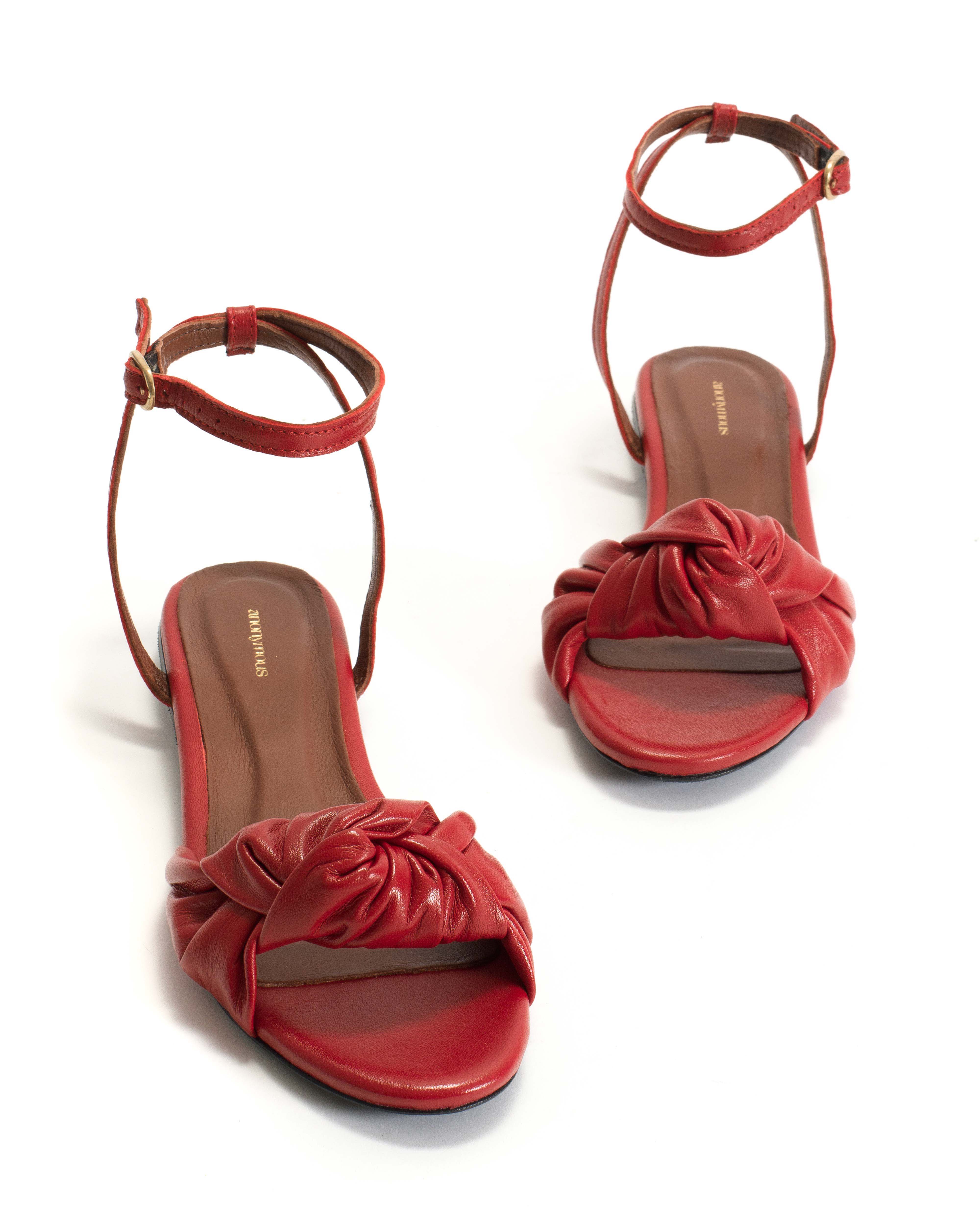 Aliza 10 Shiny lamb Ruby red - Image 5