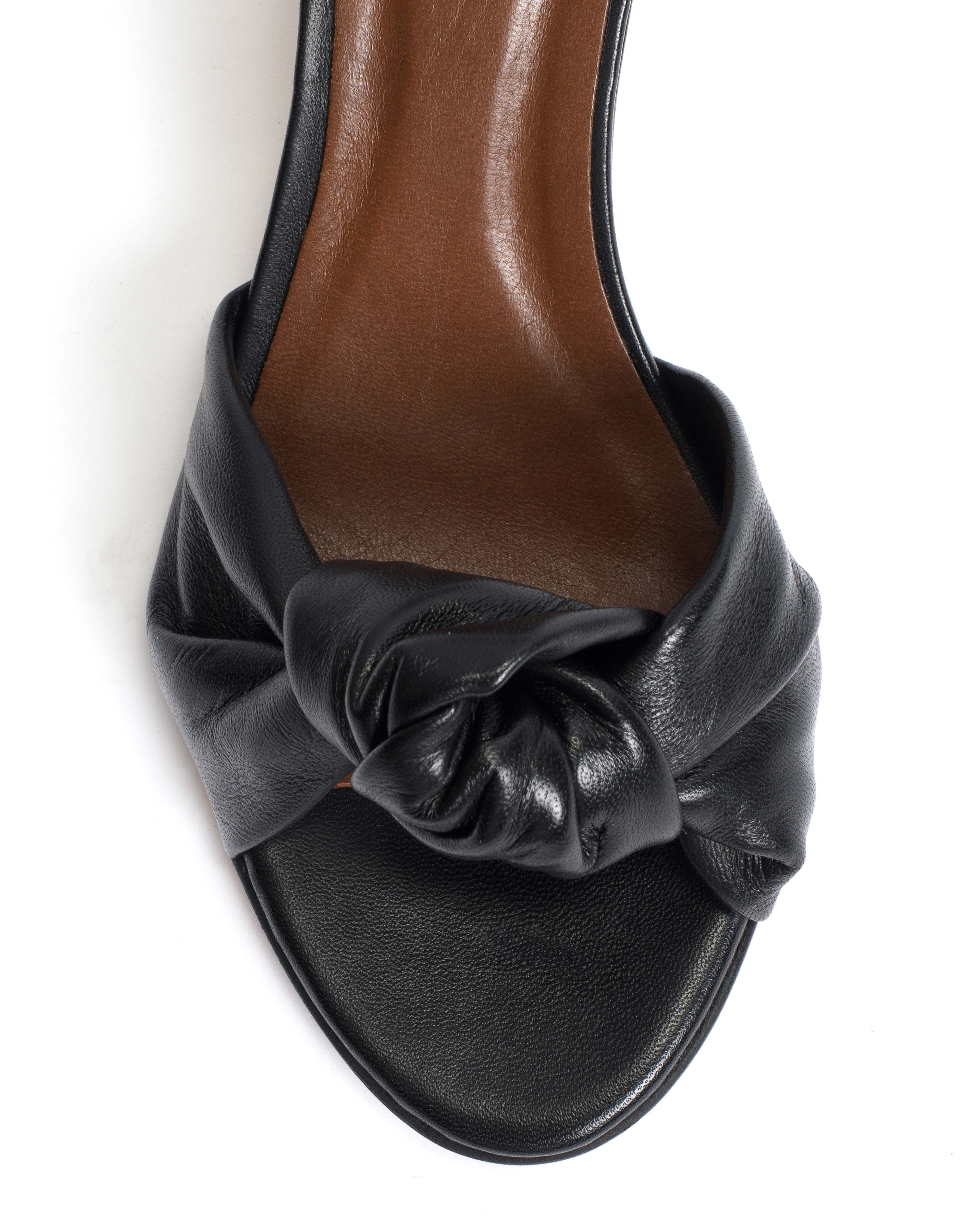 Aliza 50 stiletto Shiny lamb Black - Image 6