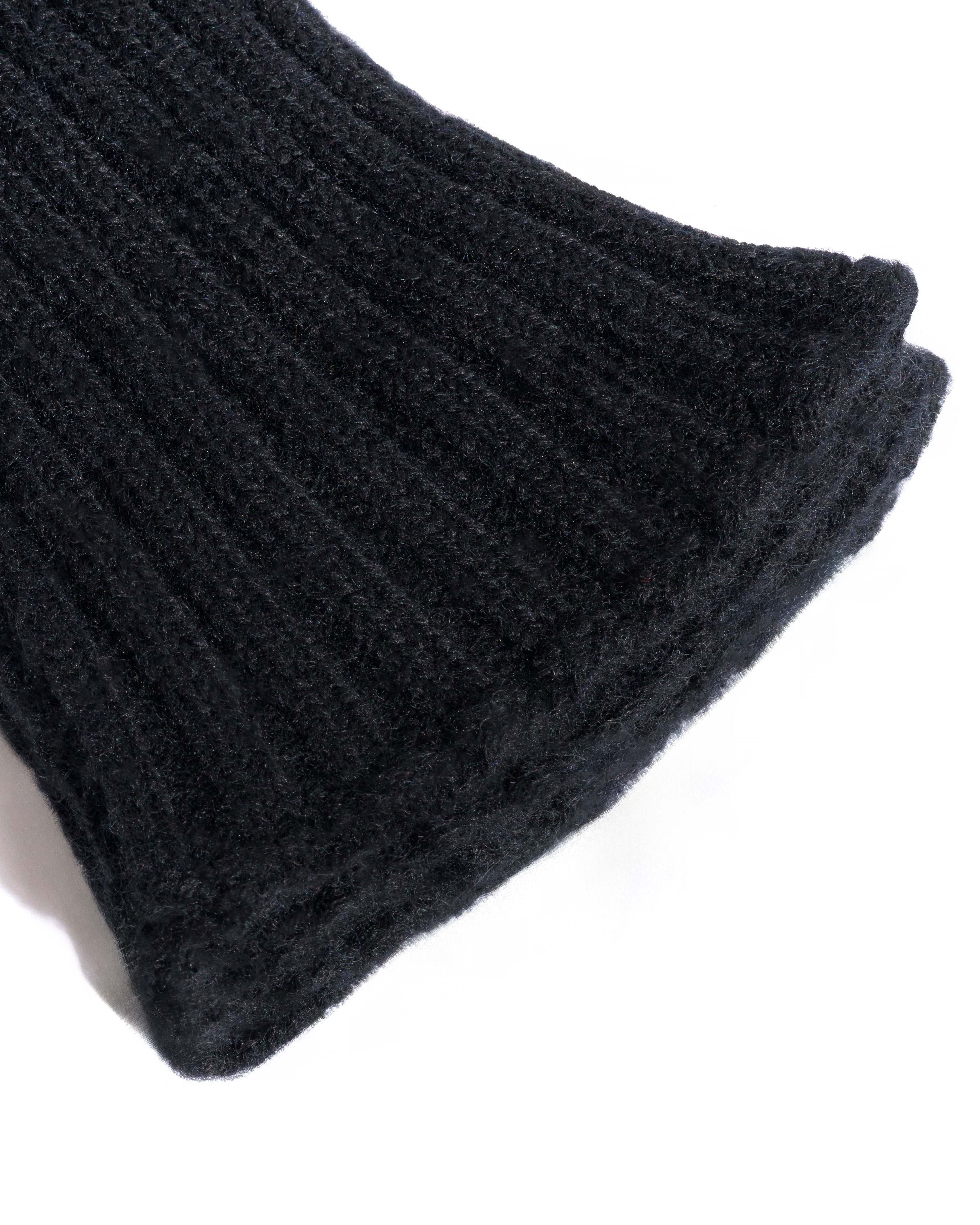 Bianca cashmere gloves 100% cashmere Black - Image 4