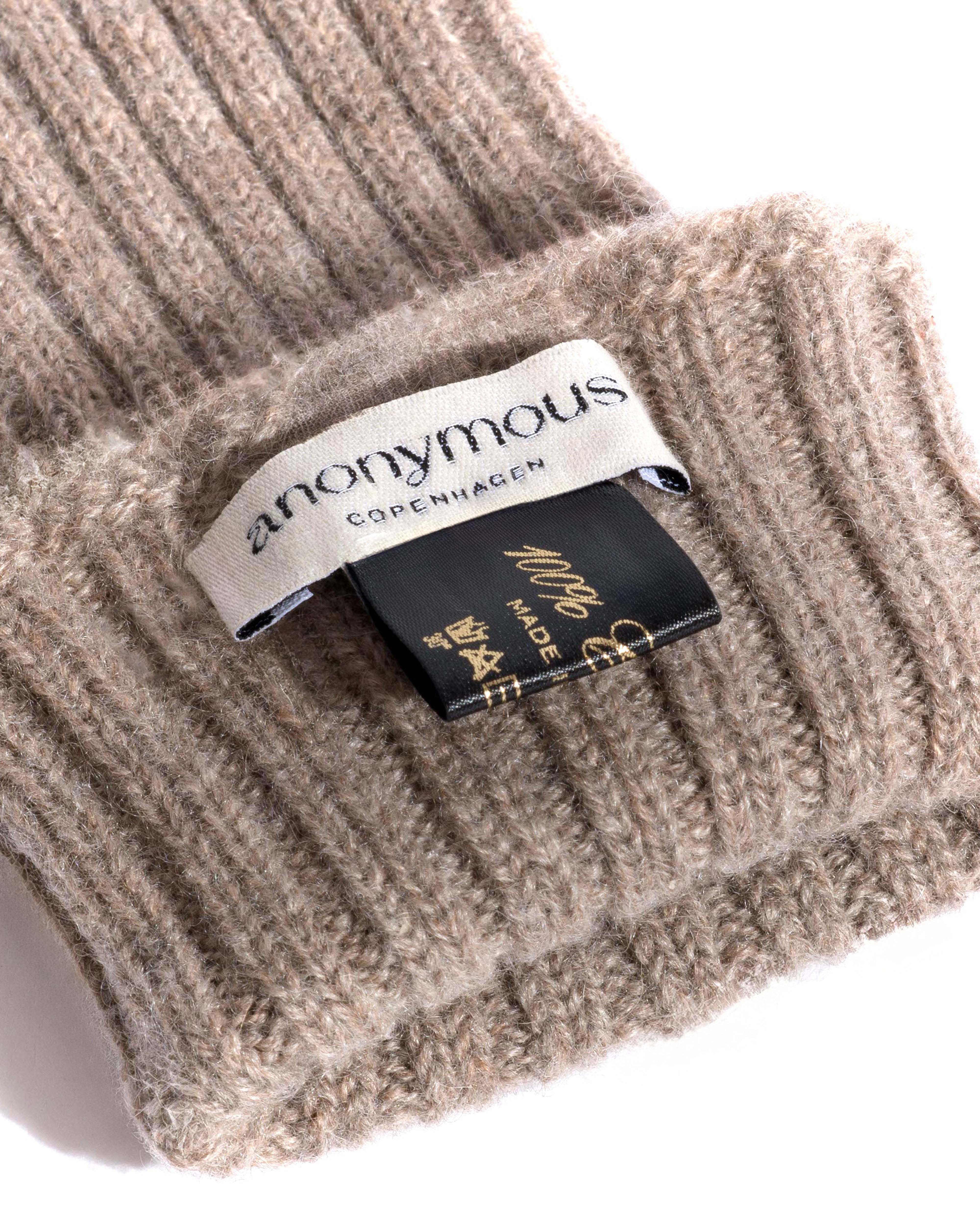 Bianca cashmere gloves 100% cashmere Dark taupe - Image 5