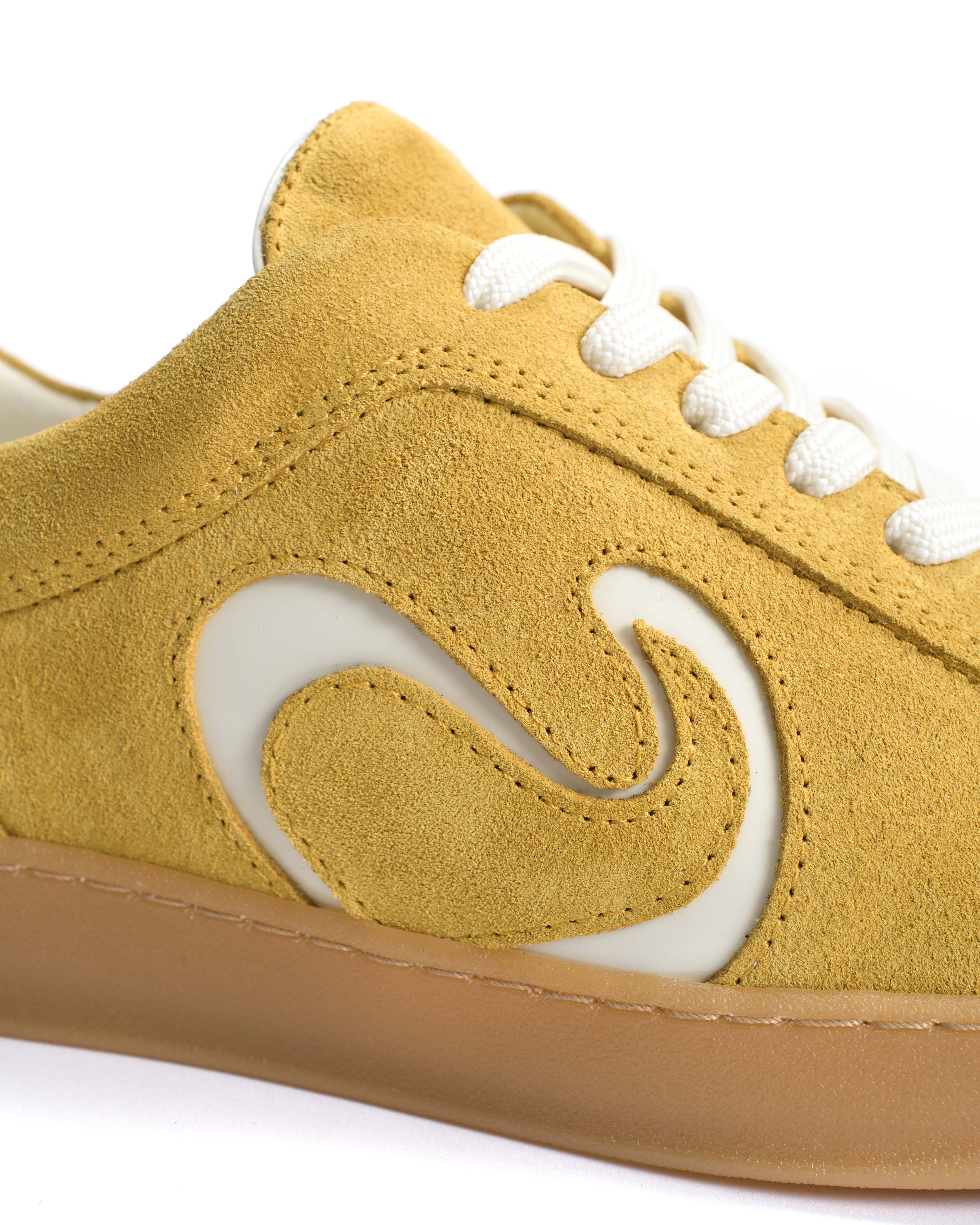 Blaire Calf suede & polished soft calf Pineapple ice & sand white - Image 7