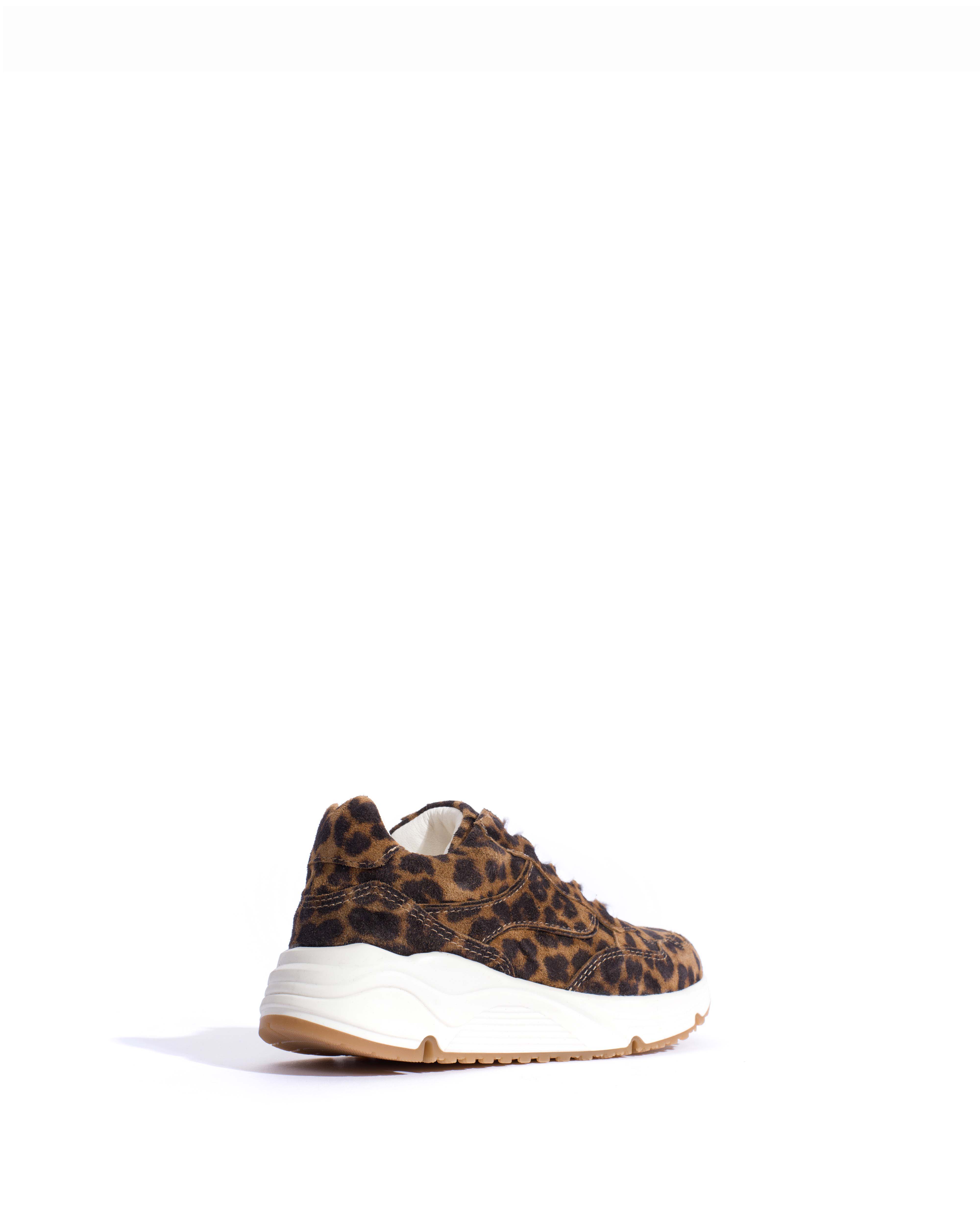 Cally junior Calf suede print Leopard - Image 3