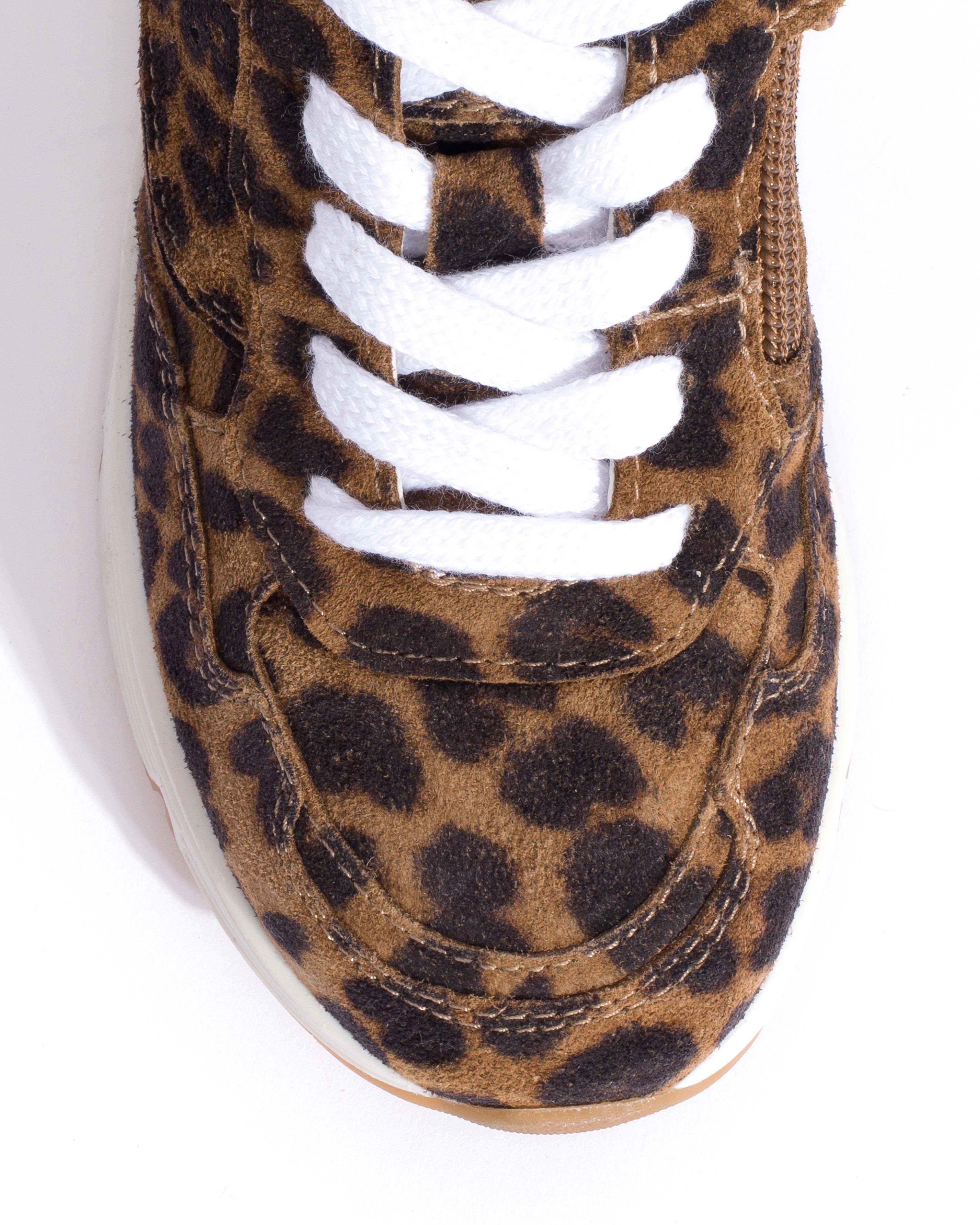 Cally junior Calf suede print Leopard - Image 5