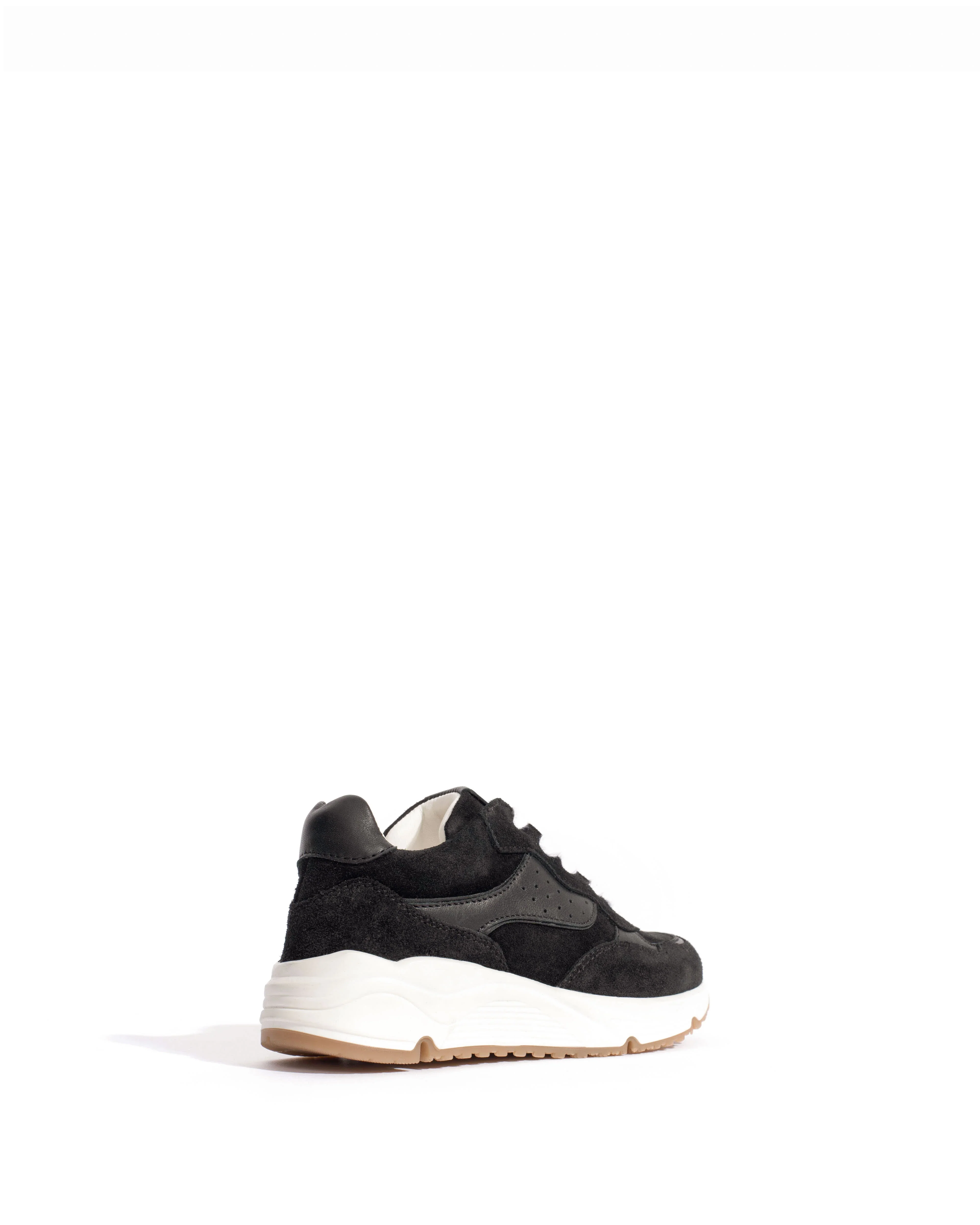Cally junior Calf suede & sleek leather Black - Image 3