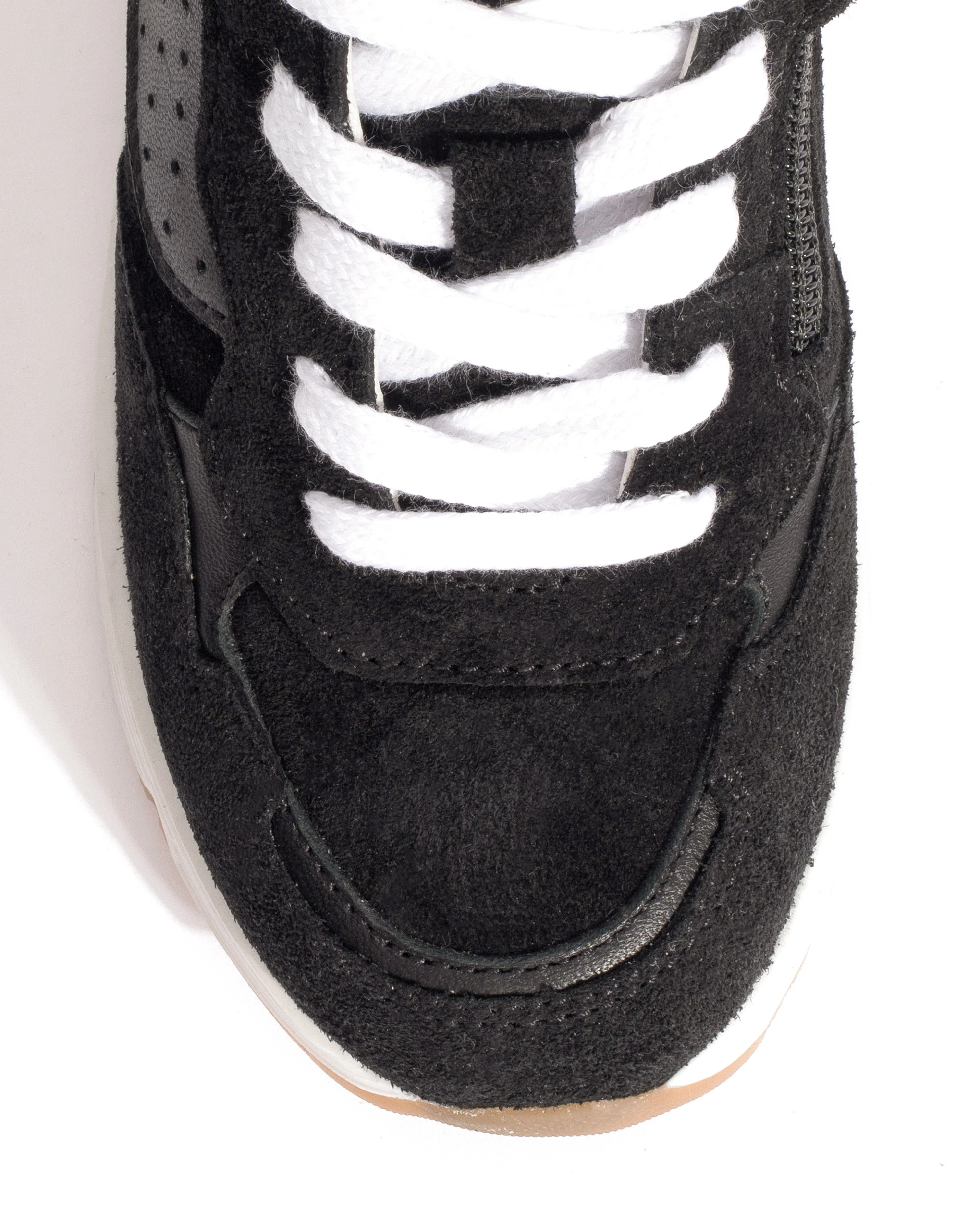 Cally junior Calf suede & sleek leather Black - Image 5