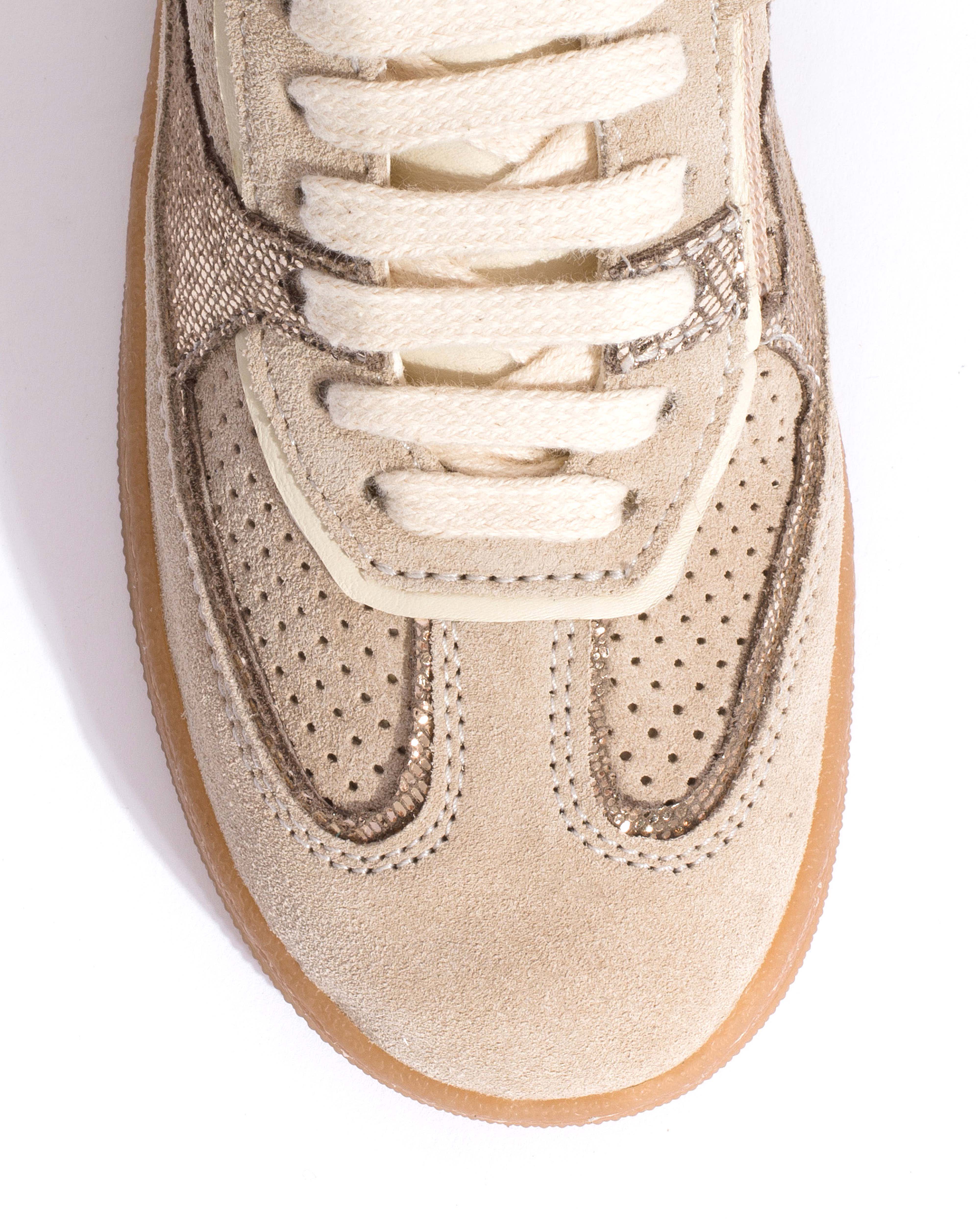 Dabbie junior Calf suede & mix Mushroom & vintage champagne mix - Image 5