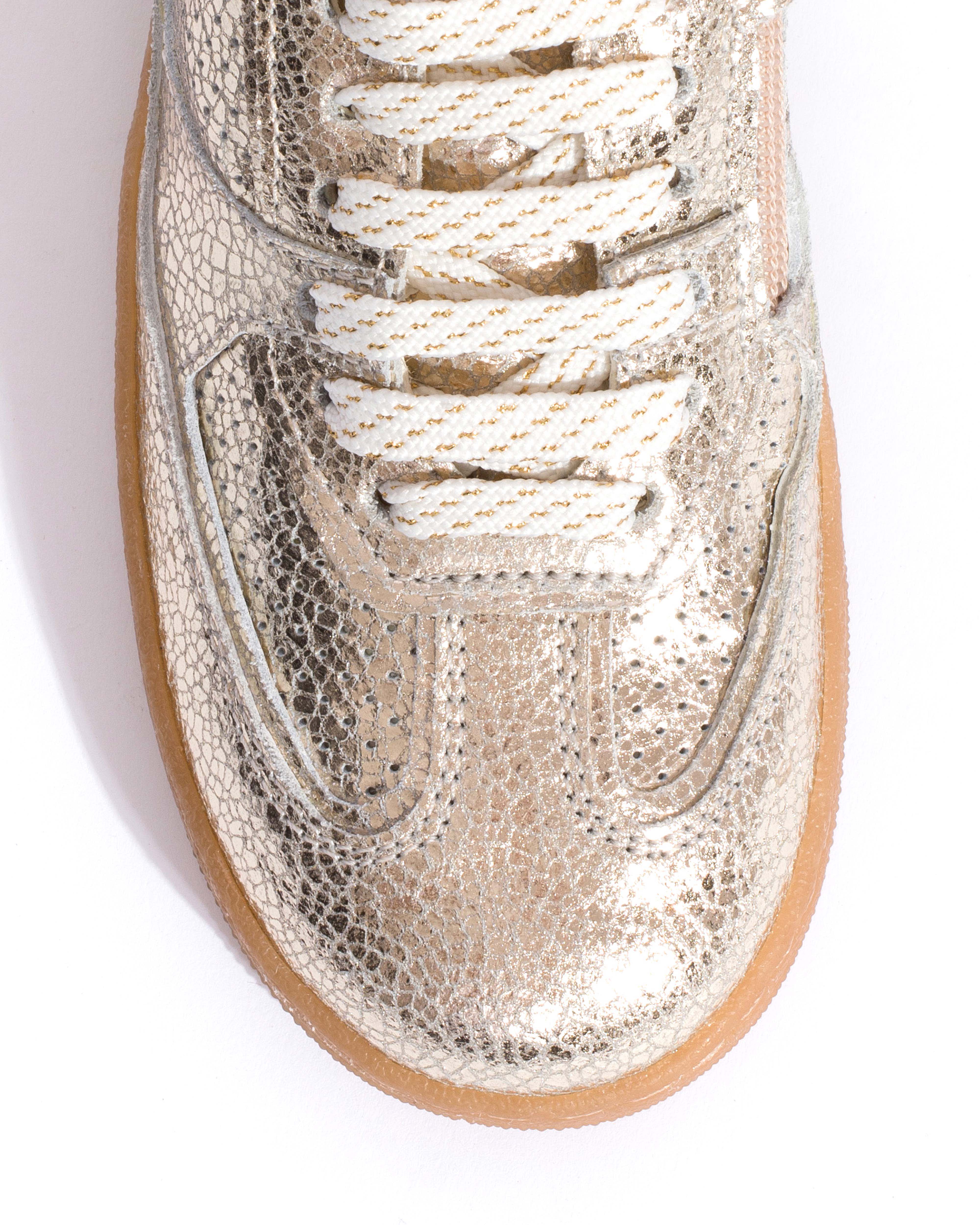 Dabbie junior Crackled metallic goat Champagne - Image 5