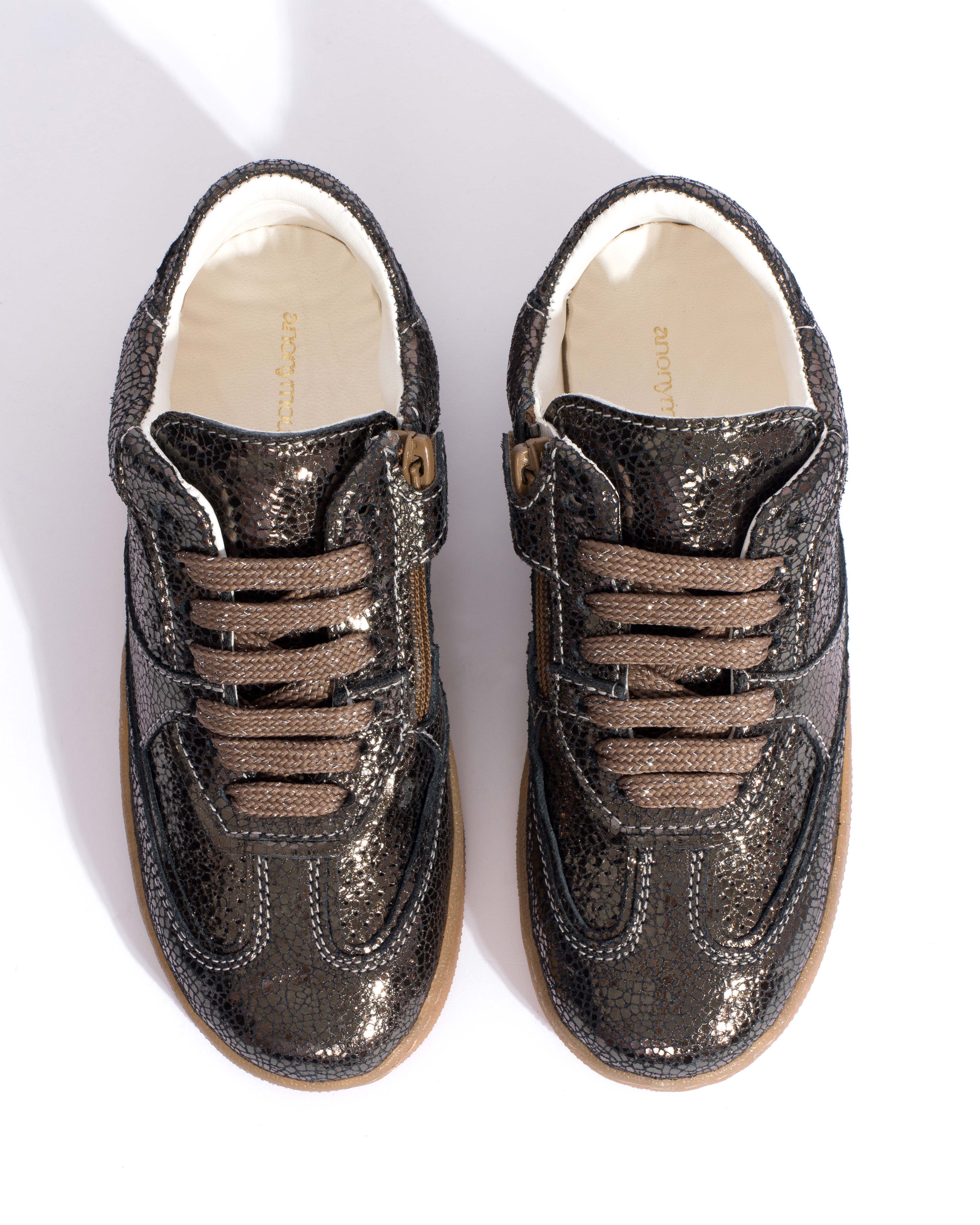 Dabbie junior Crackled metallic goat Platinum - Image 4