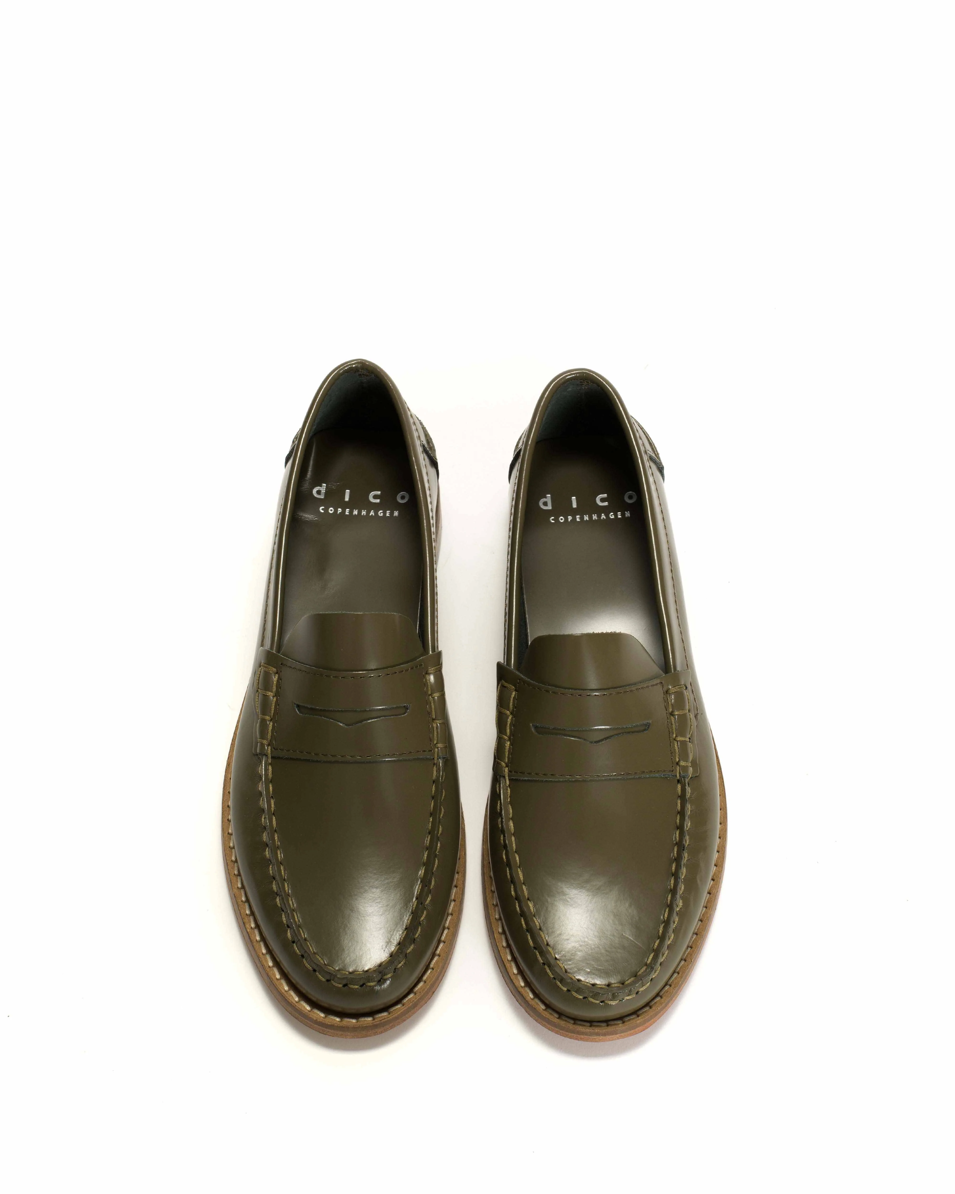 Dico Loafer penny Polido Olive green - Image 4