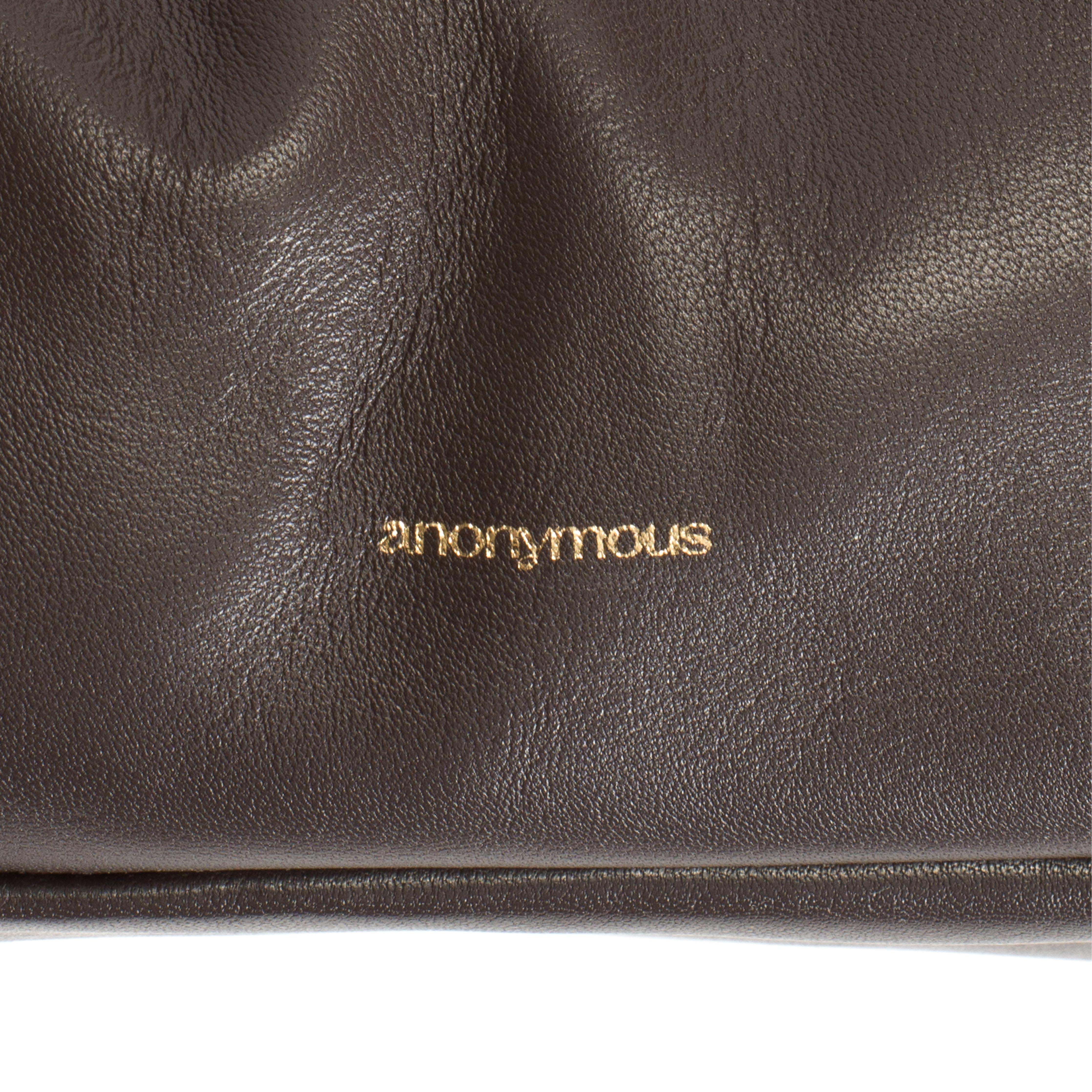 Hally classic cloud bag Shiny lamb Coffee brown - Image 5