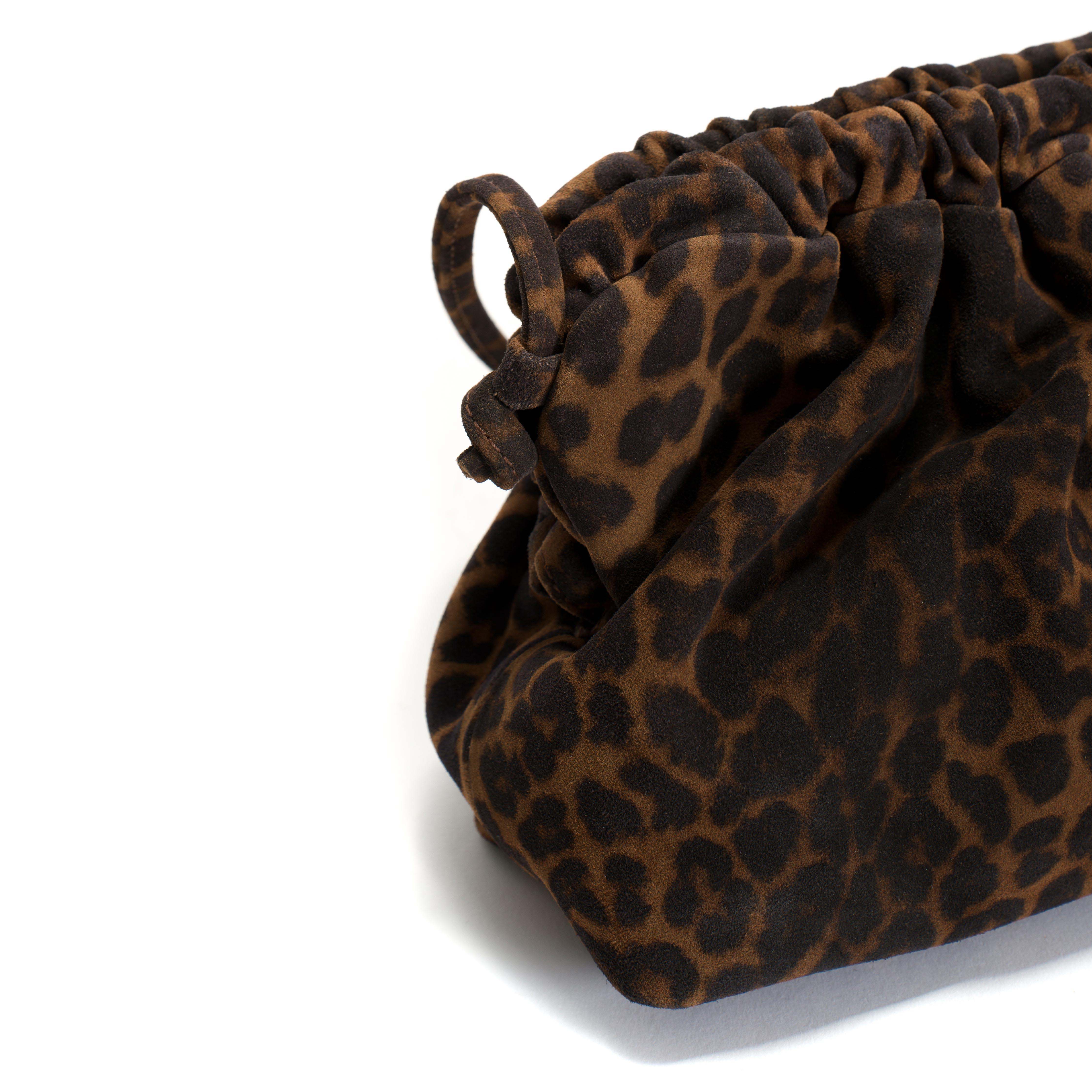 Hally classic cloud bag Calf suede print Leopard - Image 6