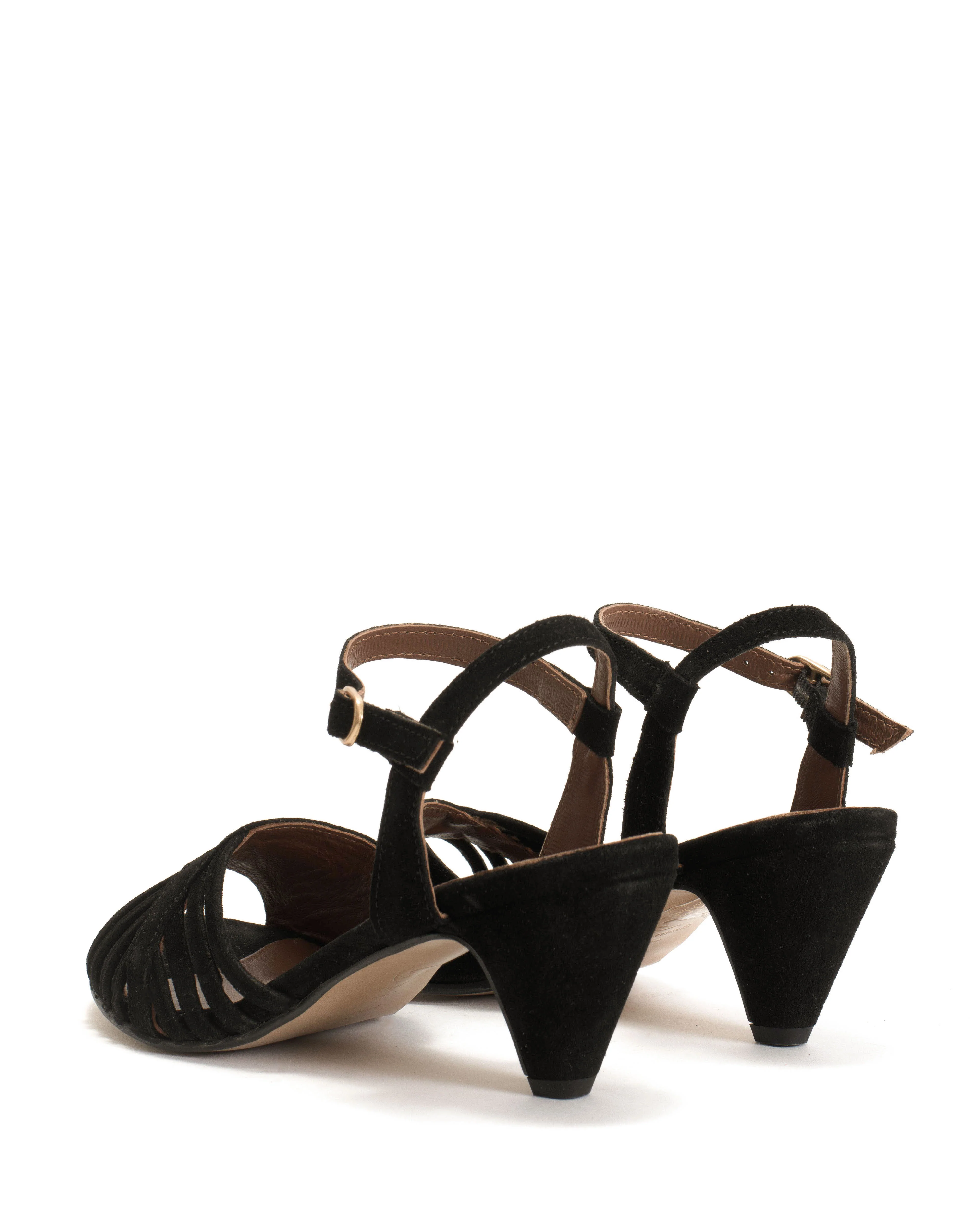 Hermine 50 stiletto Calf suede Black - Image 4