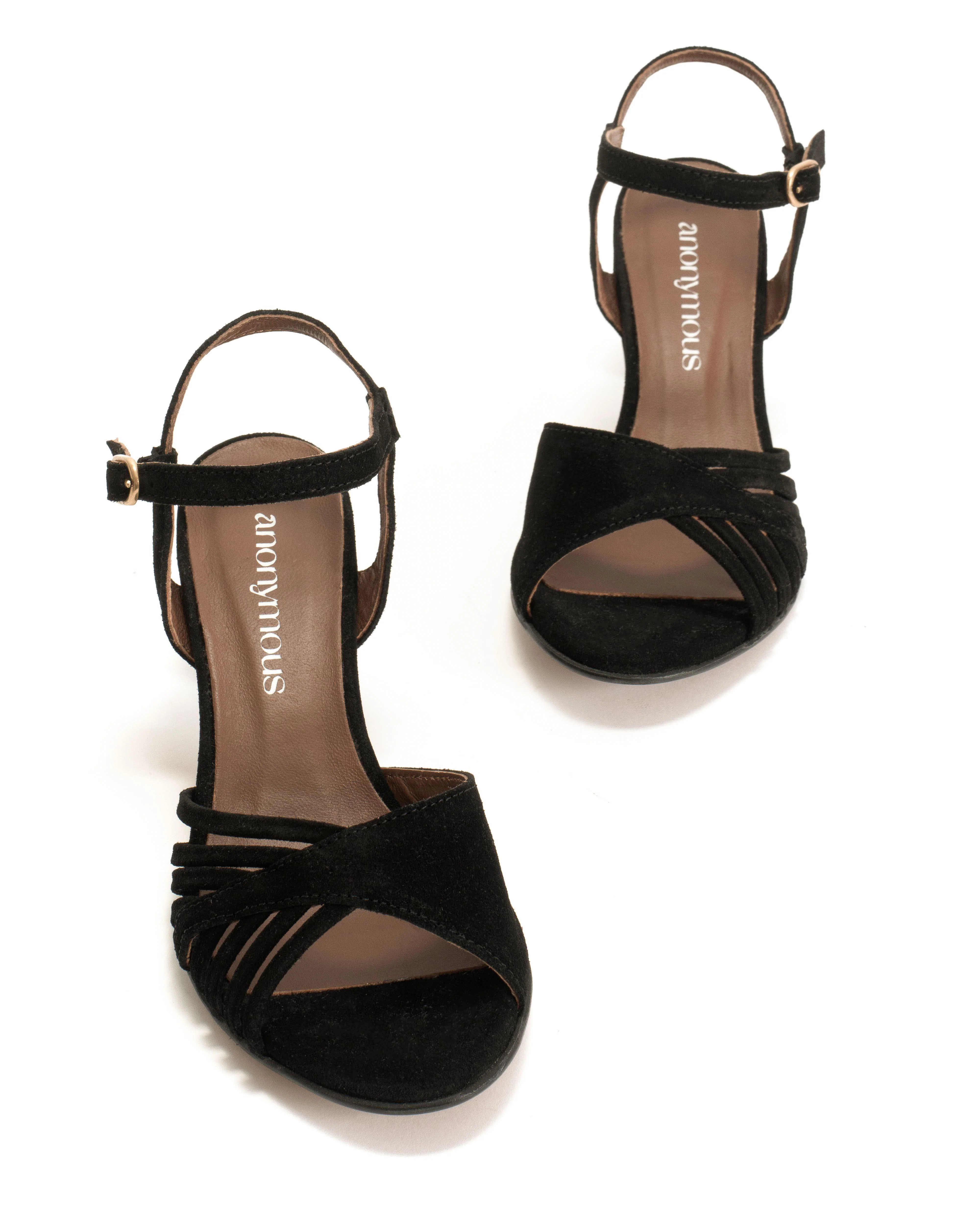 Hermine 50 stiletto Calf suede Black - Image 5