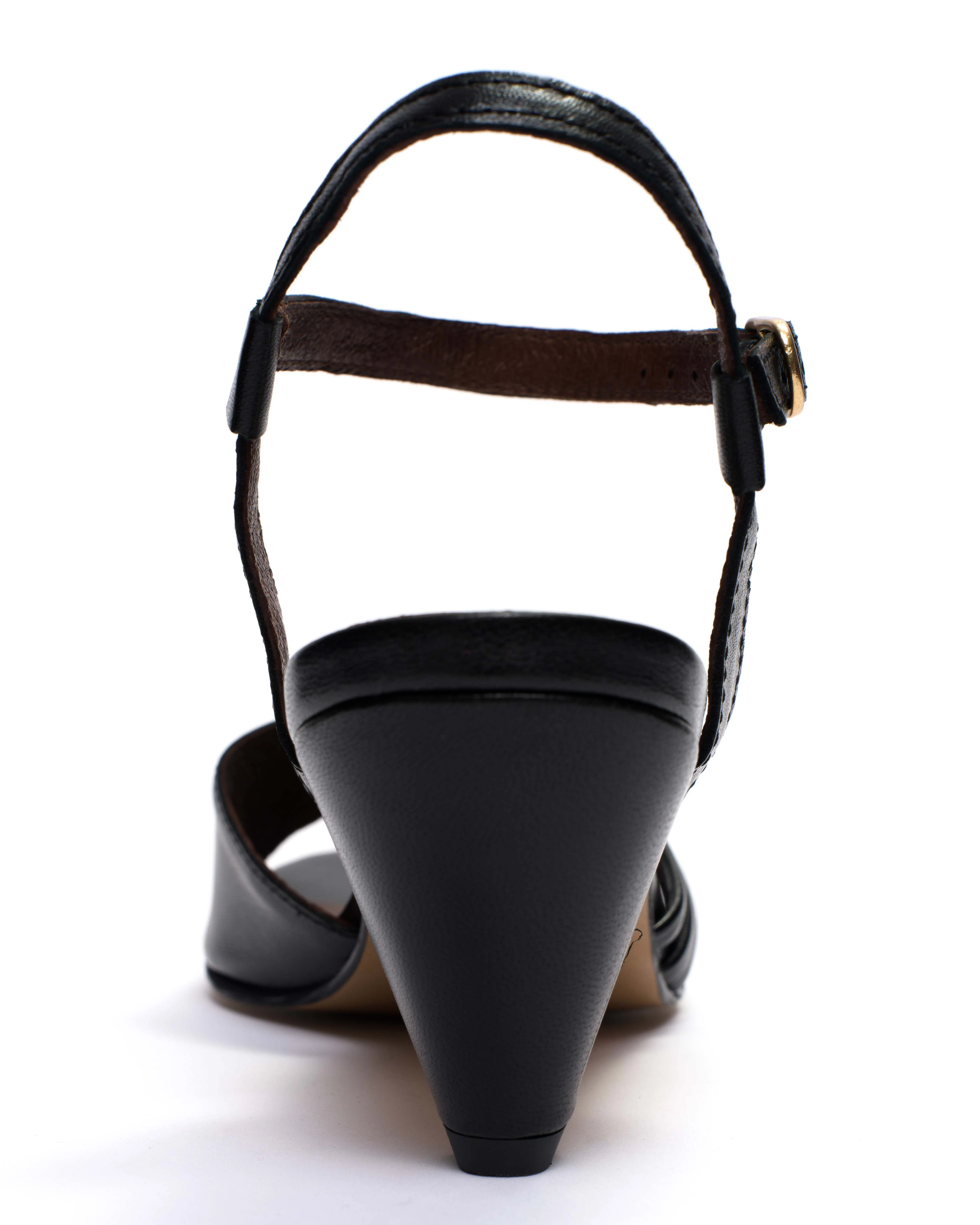 Hermine 50 stiletto Shiny lamb Black - Image 8