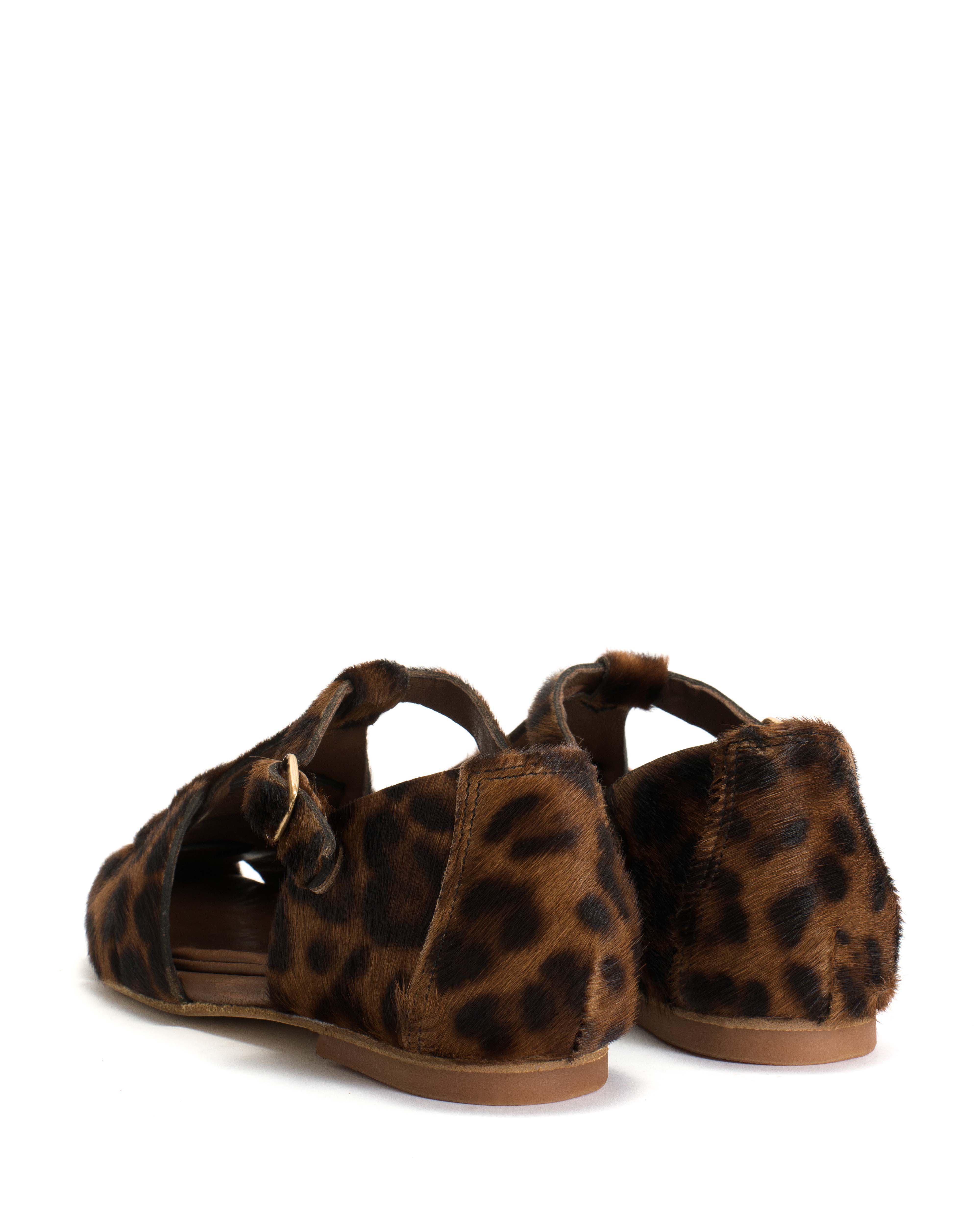 Lain flats Calf hair Leopard - Image 5