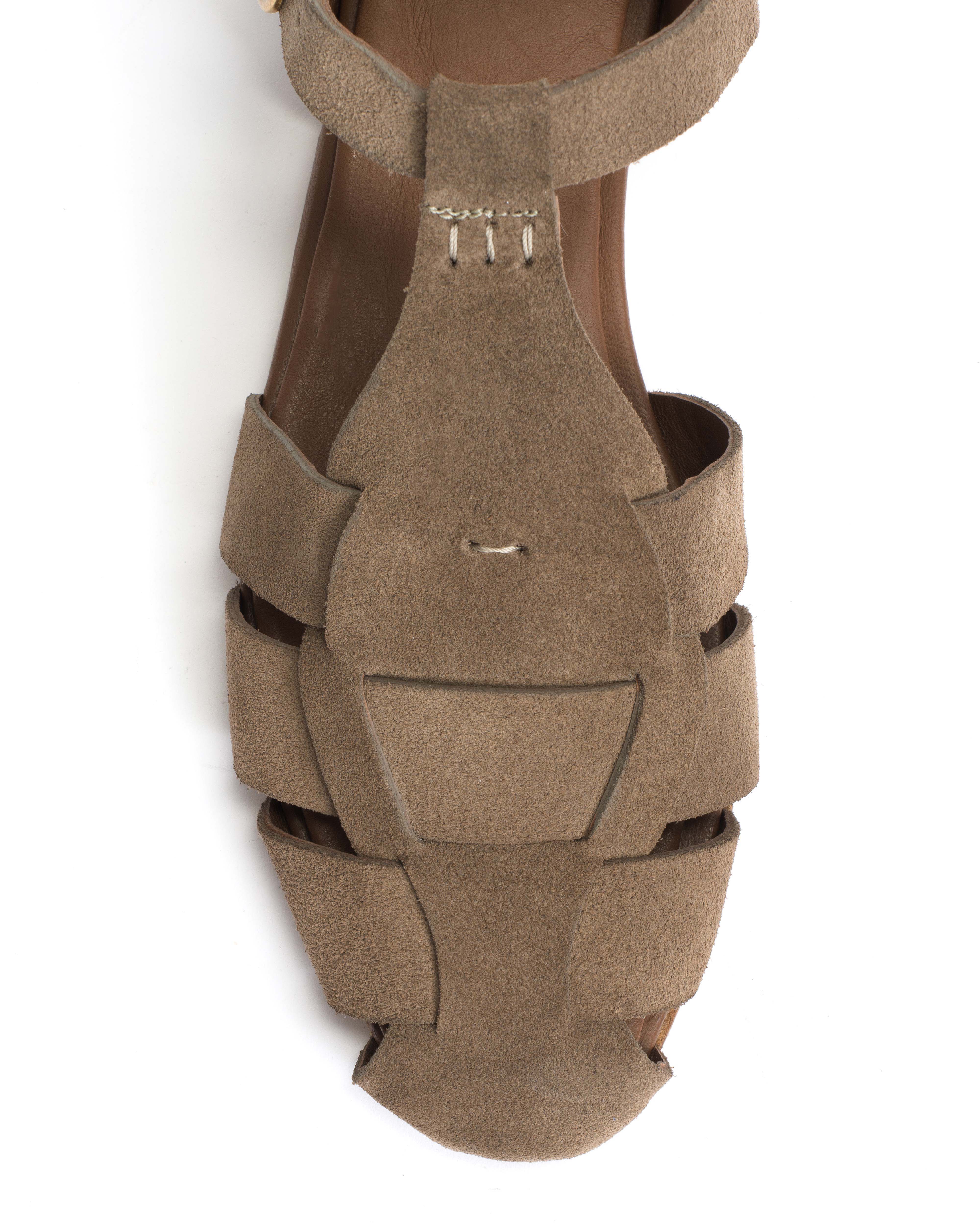 Lain flats Calf suede Mushroom - Image 7