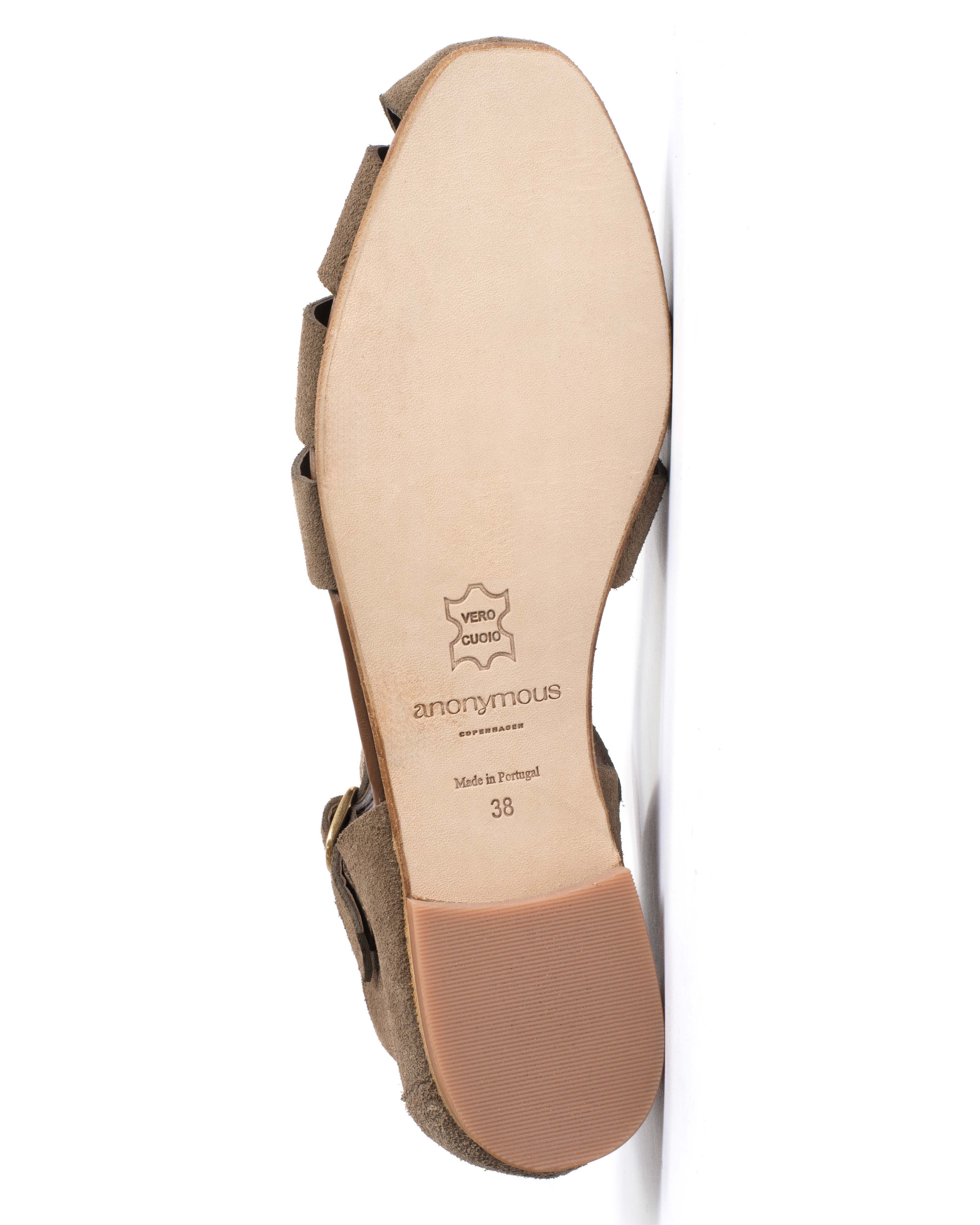 Lain flats Calf suede Mushroom - Image 8