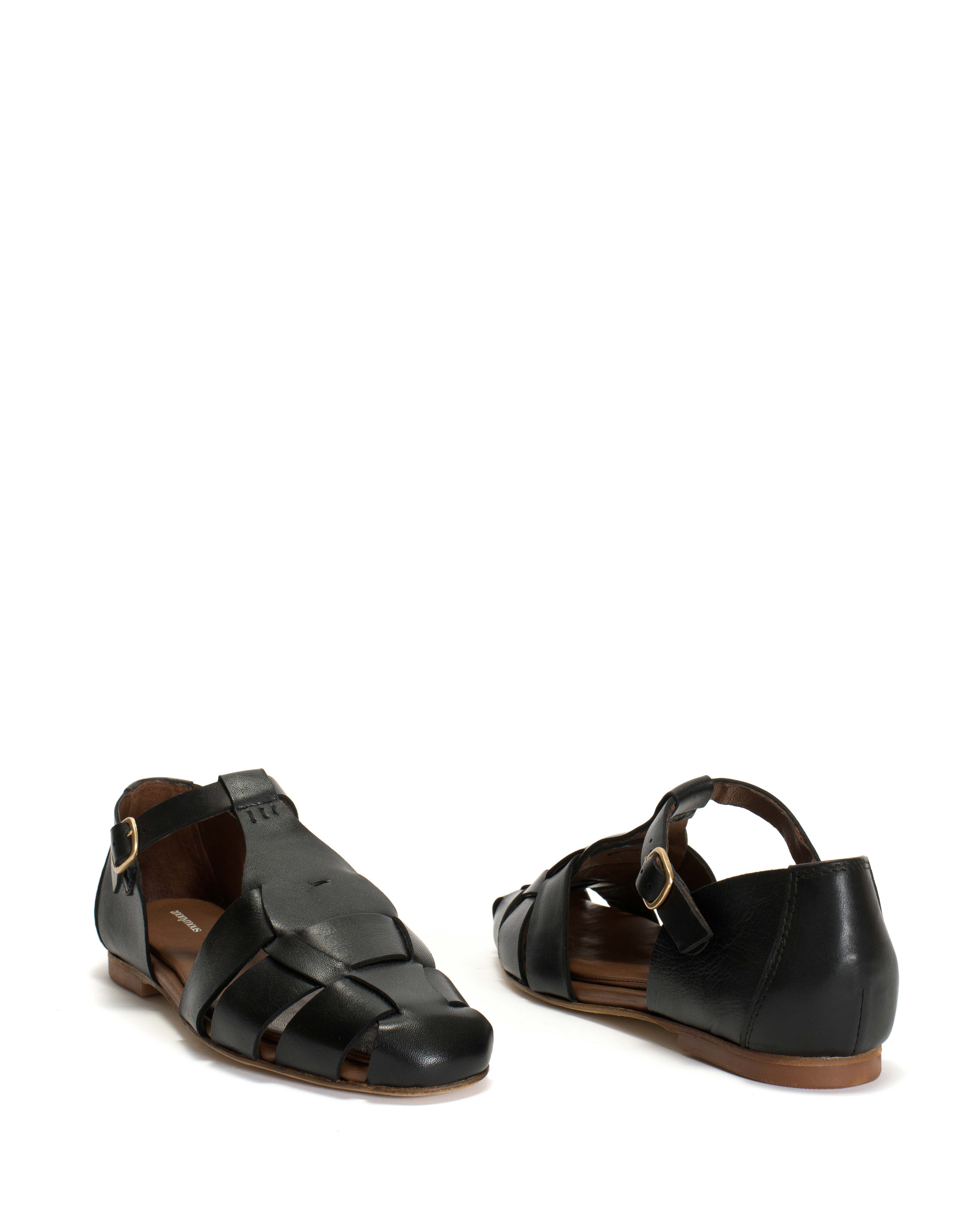 Lain flats Soft calf Black - Image 5