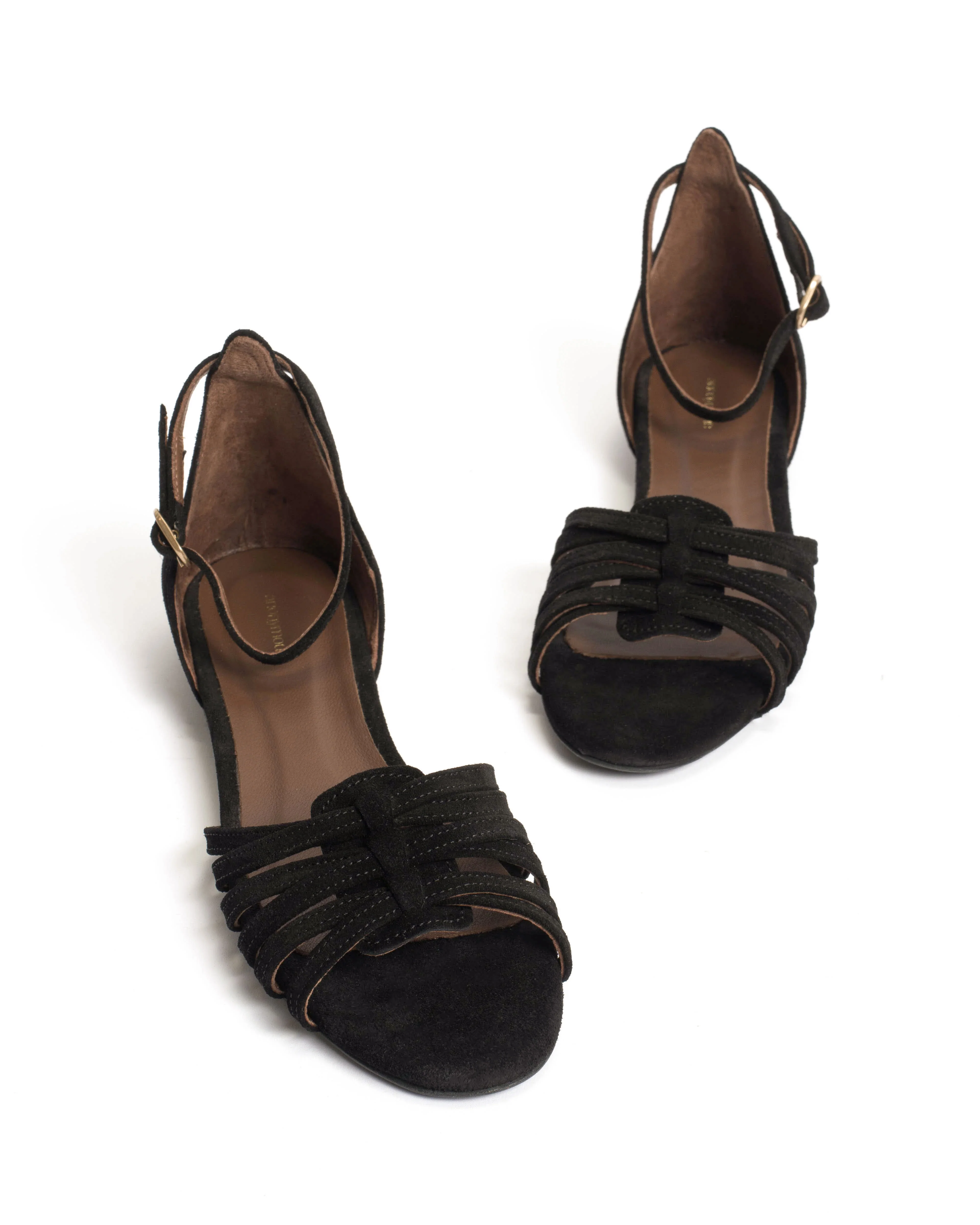 Mareike 10 Calf suede Black - Image 5