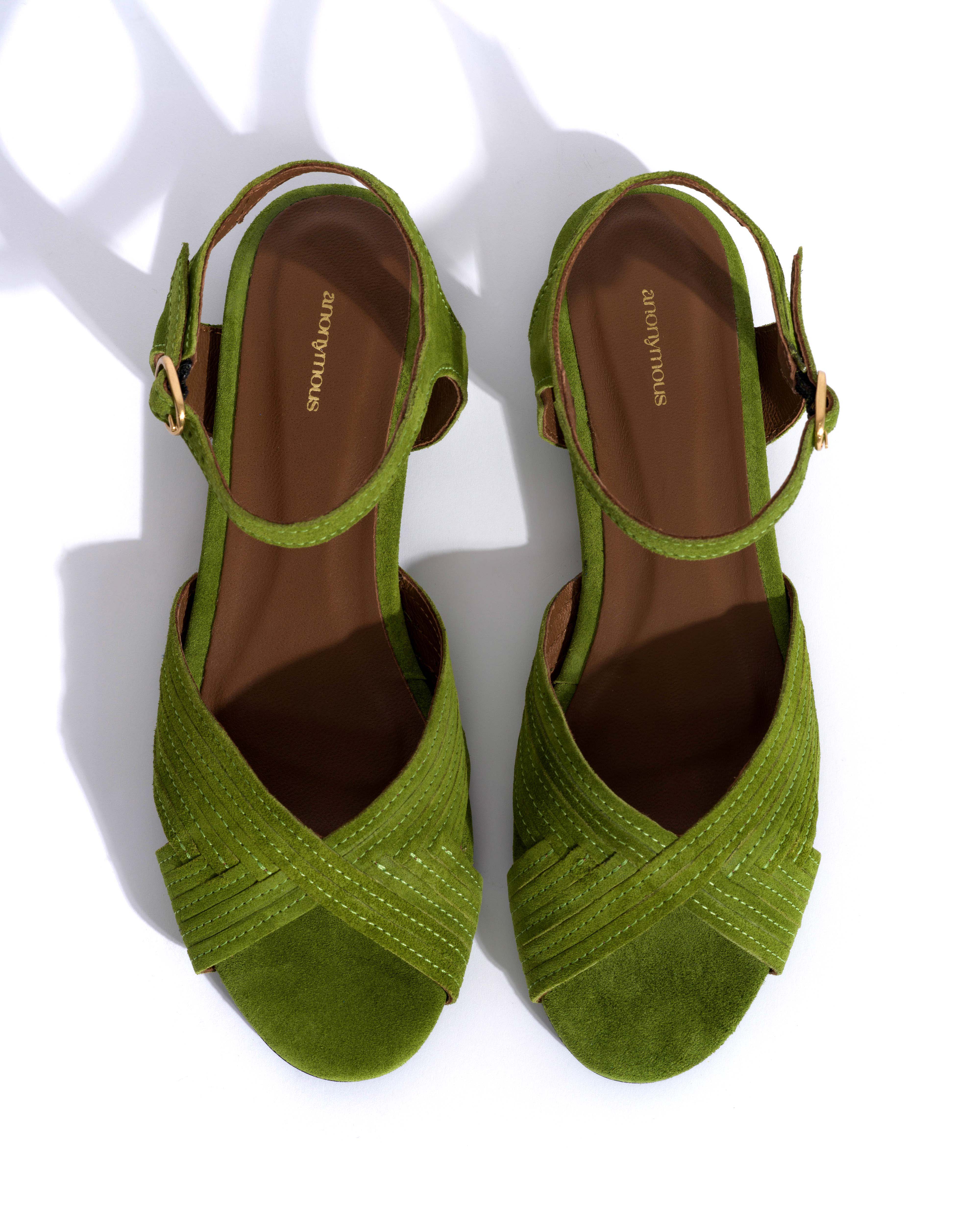 Niabi 10 Calf suede Grass green - Image 5