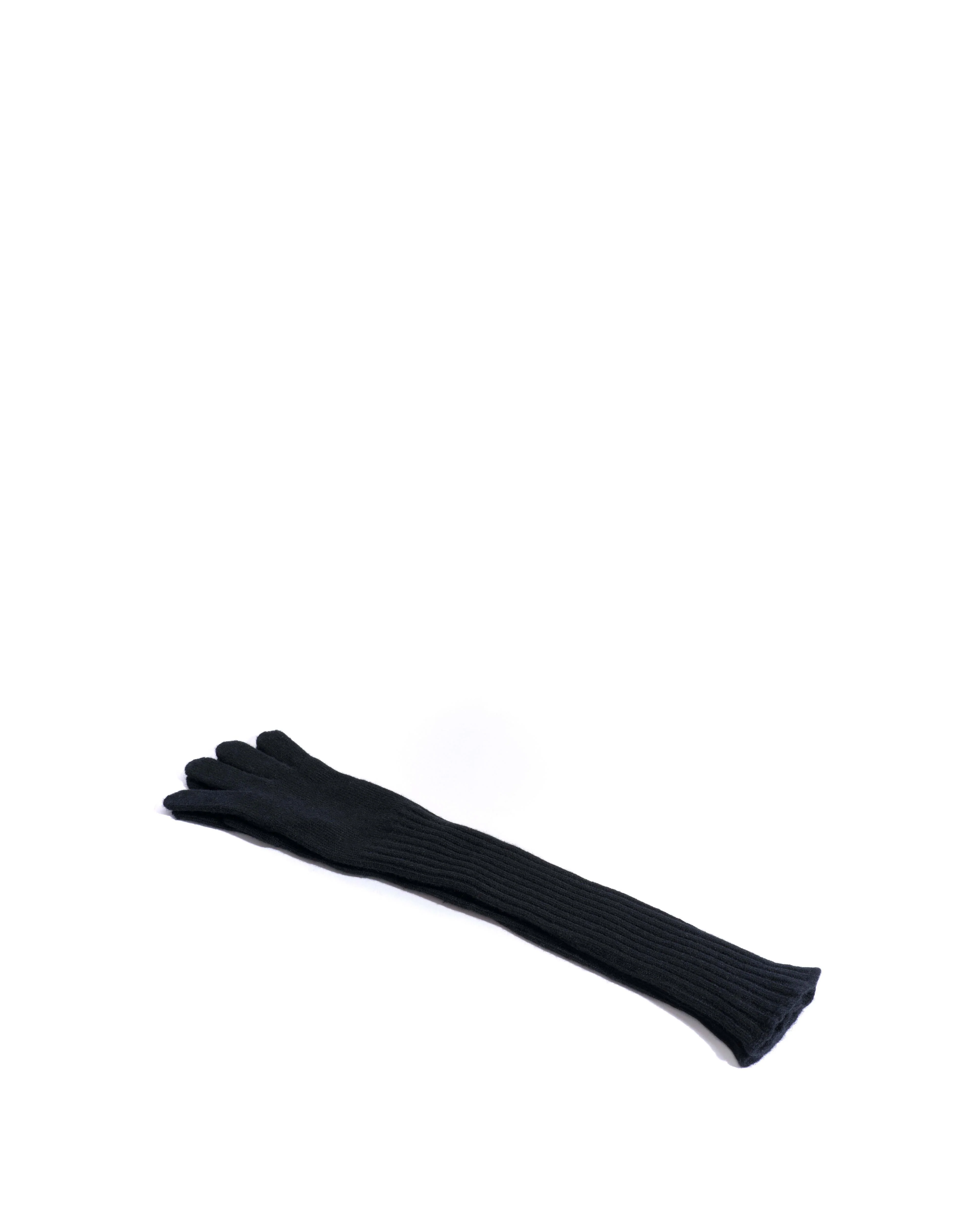 Nola cashmere gloves 100% cashmere Black - Image 3