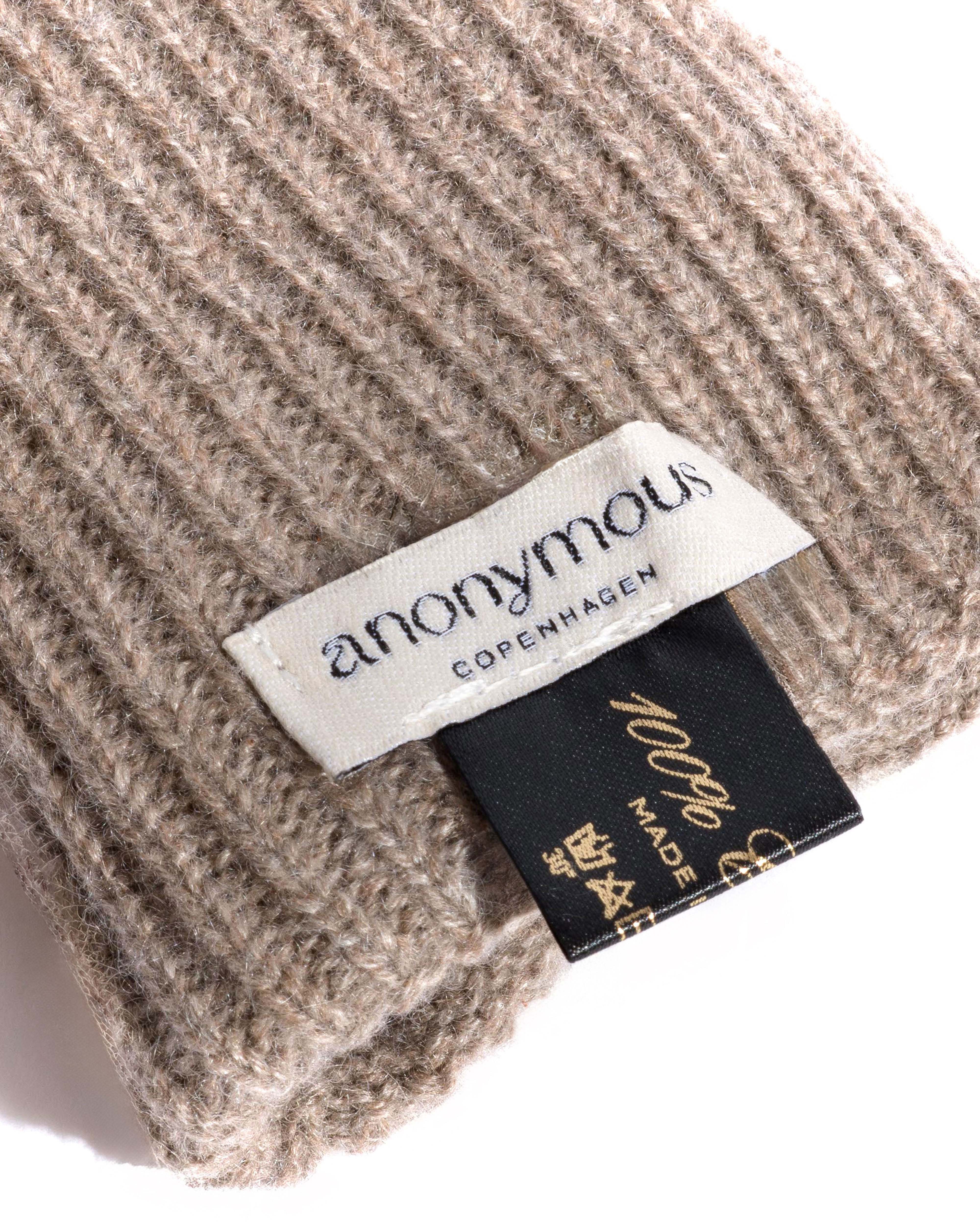 Nola cashmere gloves 100% cashmere Dark taupe - Image 5