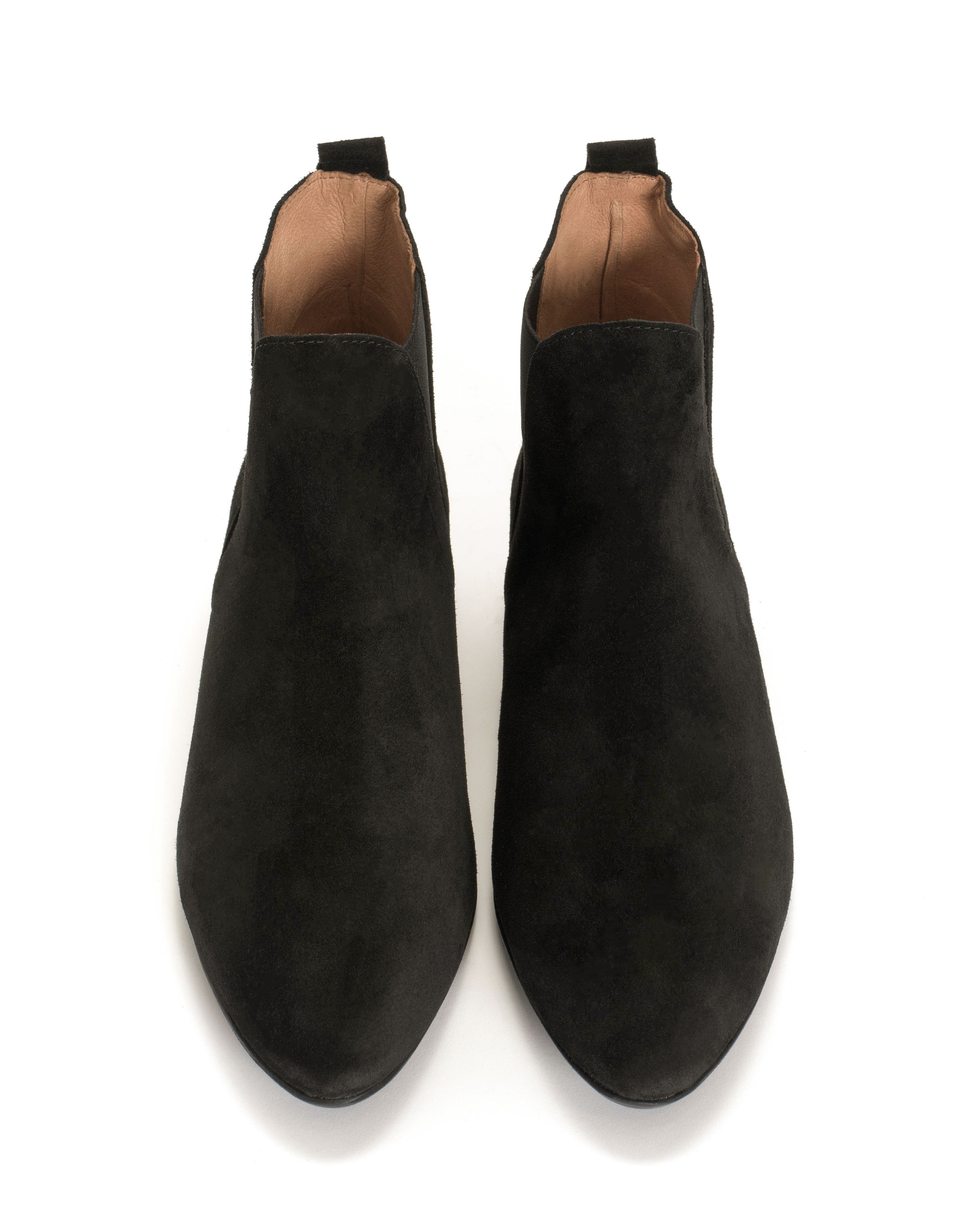 Rita Calf suede Black - Image 3