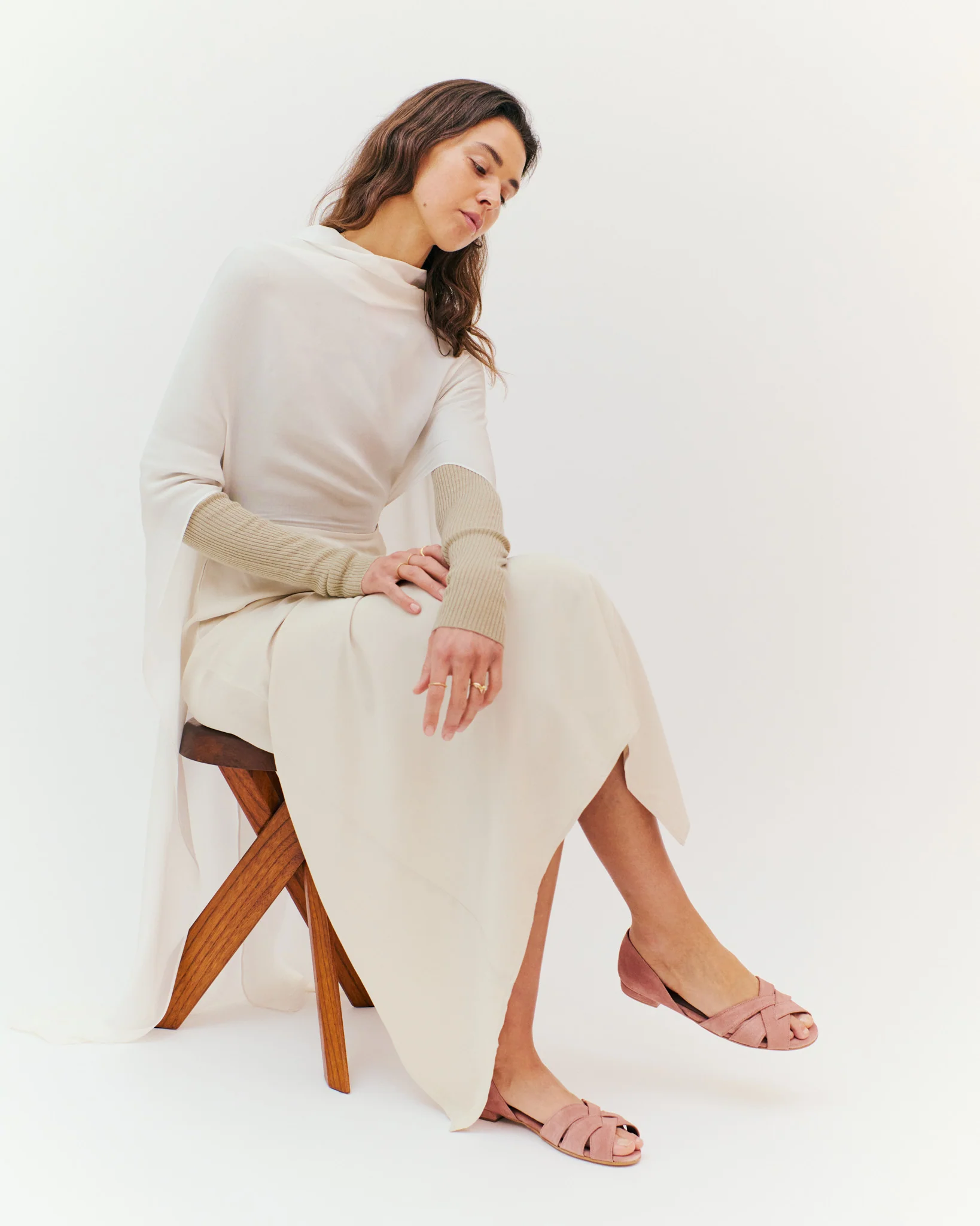 Sanni 20 Calf suede Burned rose - Image 3