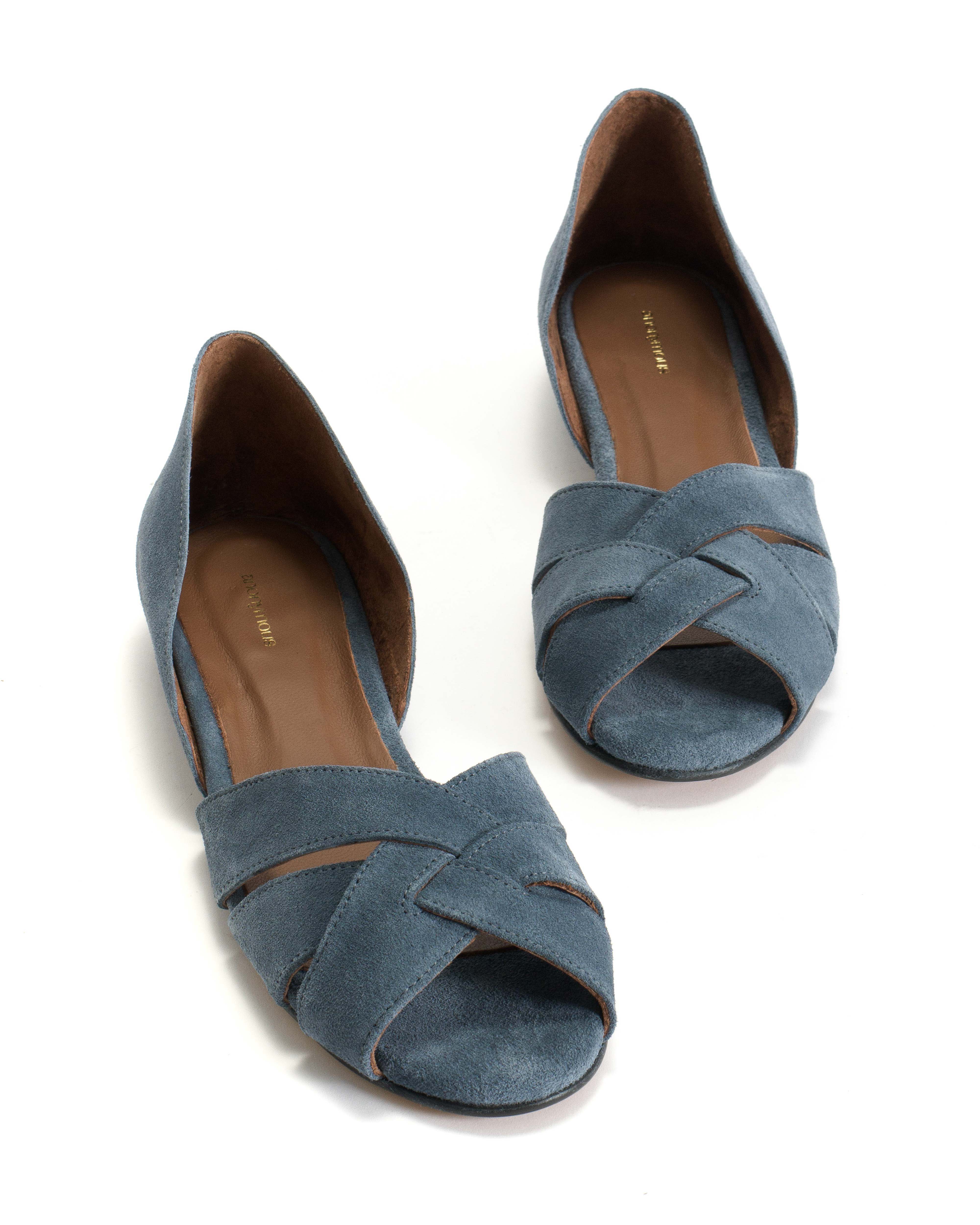 Sanni 20 Calf suede Denim blue - Image 5
