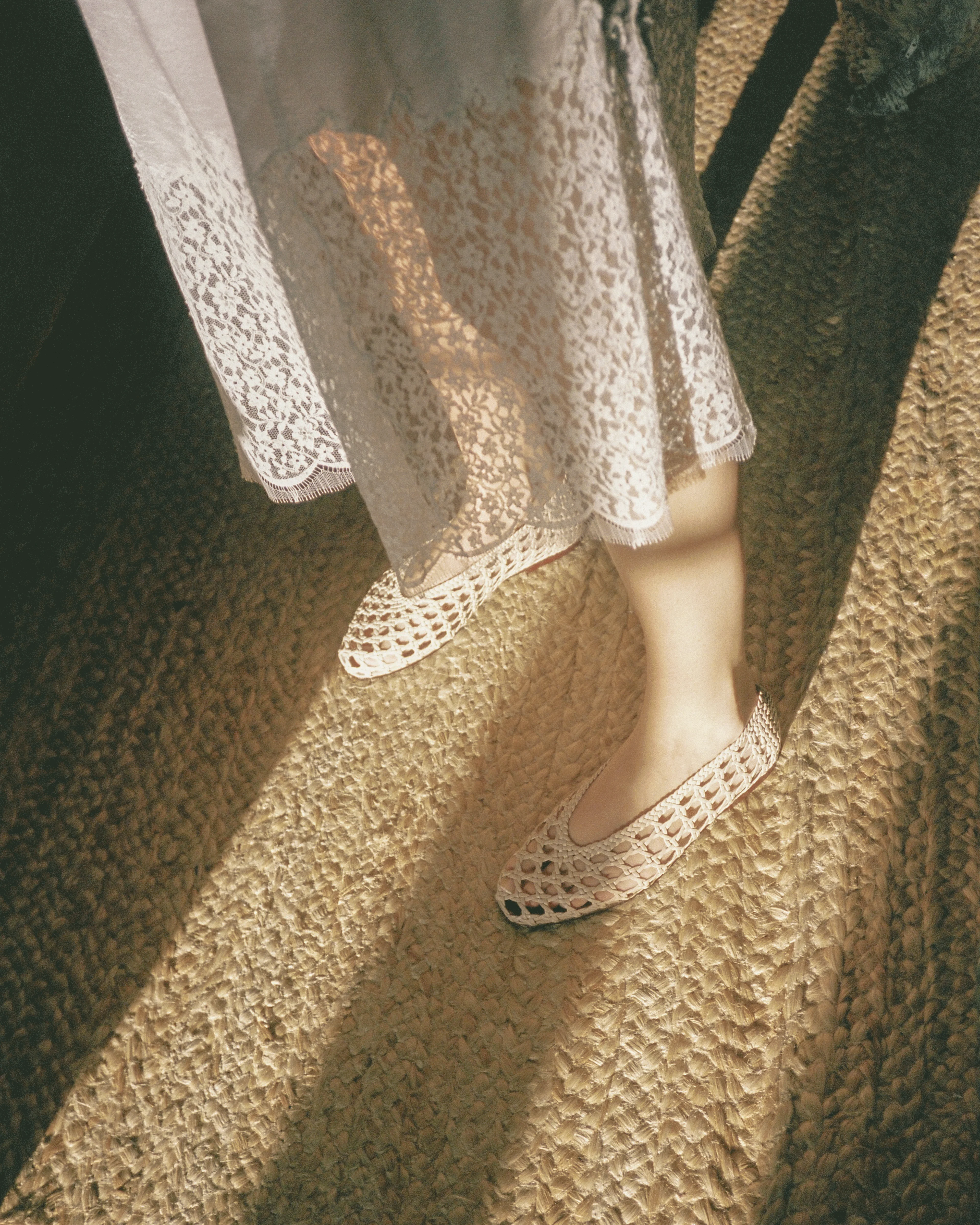 Sessi 10 Hand-braided leather Vanilla cream - Image 3