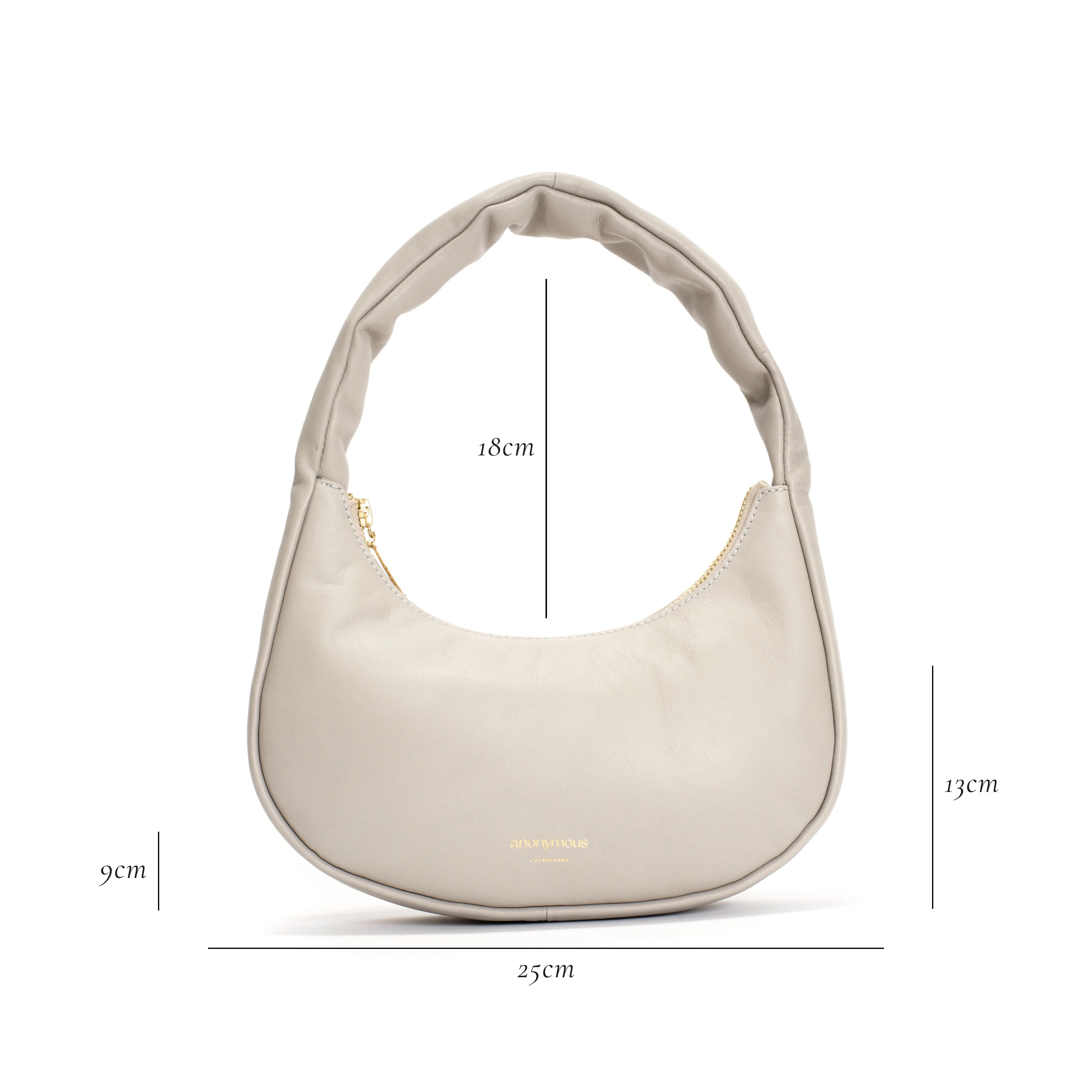 Shane petite pillow bag Soft calf Ash - Image 7