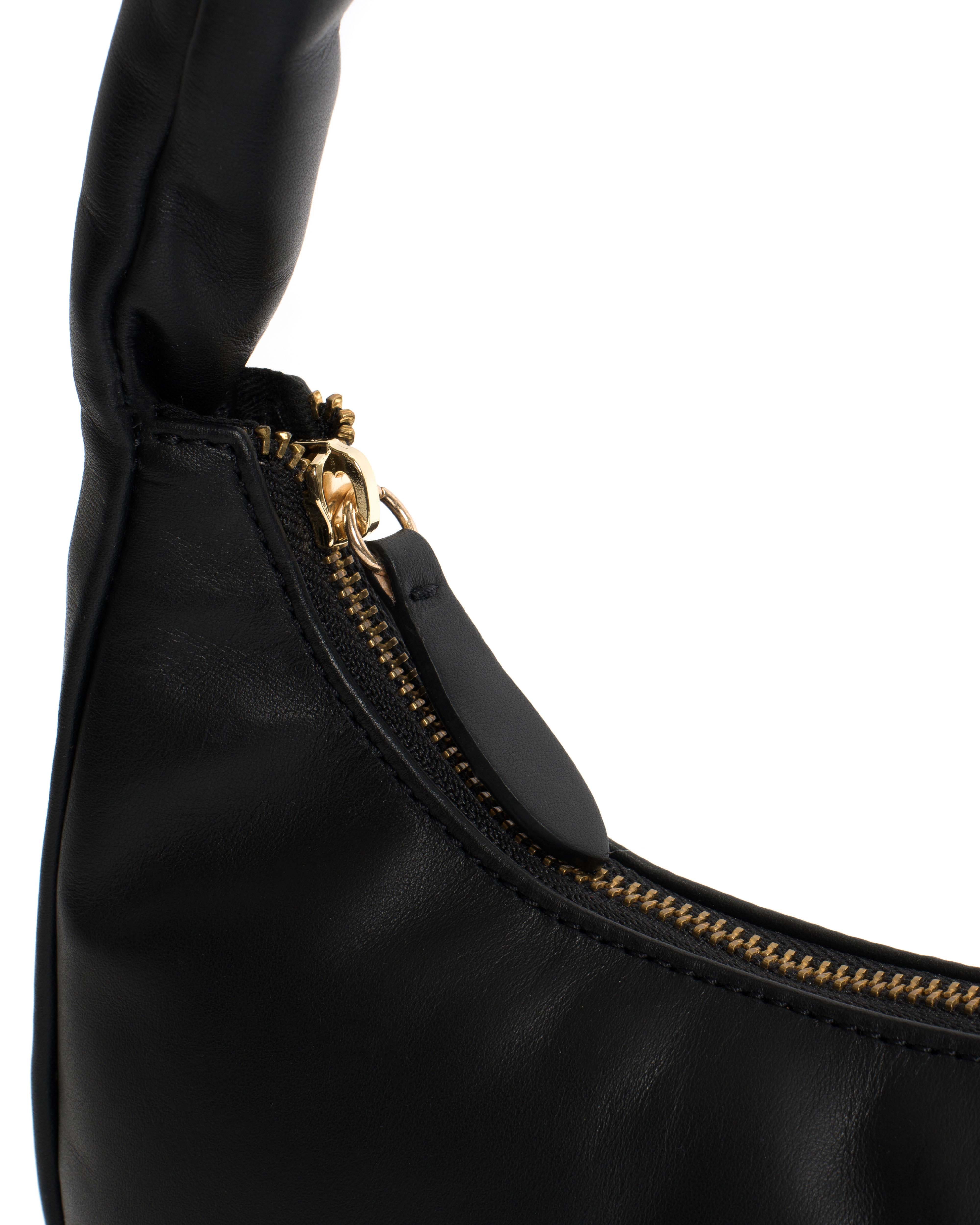 Shane petite pillow bag Soft calf Black - Image 4