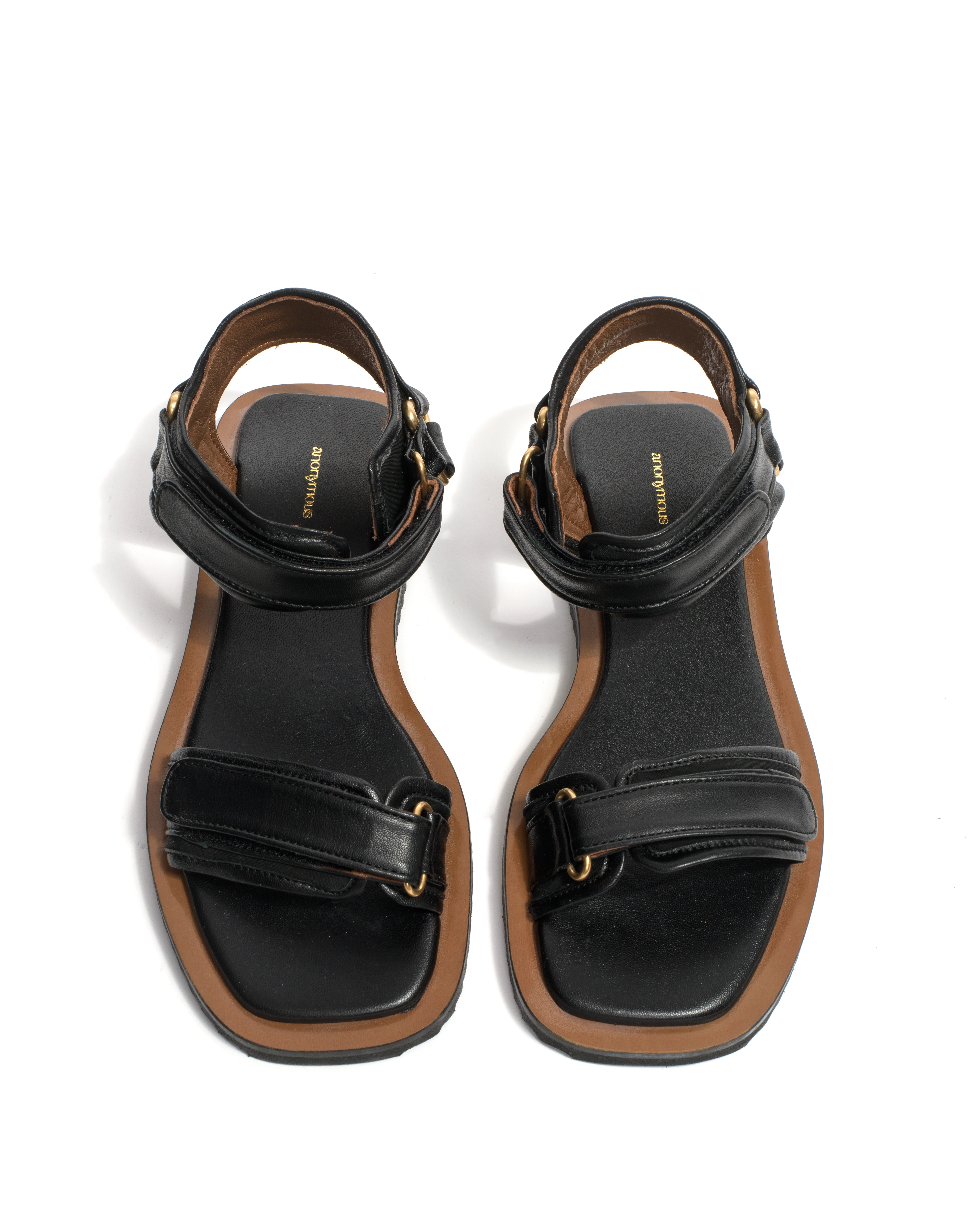 Shantell flats Shiny lamb Black - Image 5