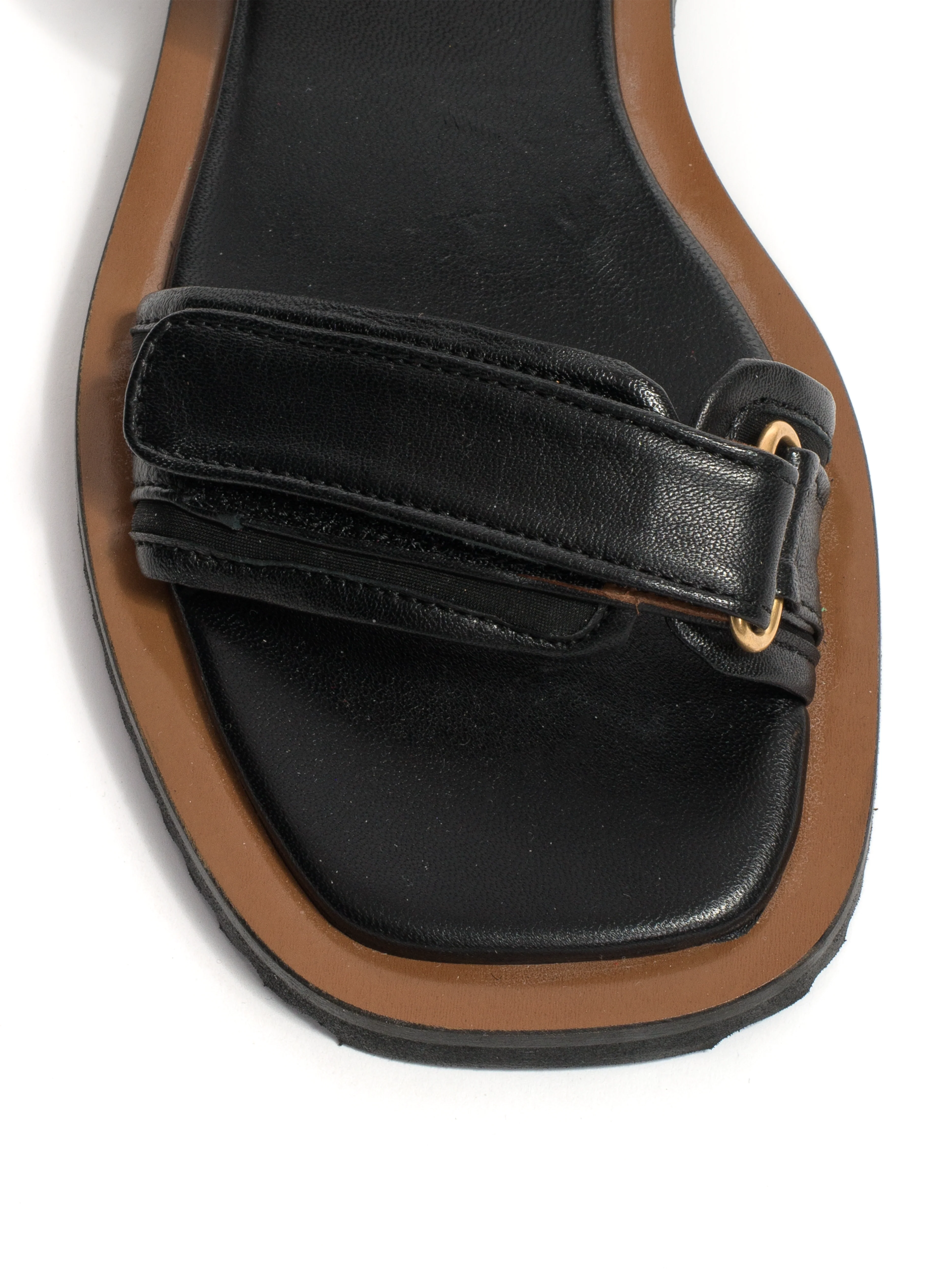 Shantell flats Shiny lamb Black - Image 6