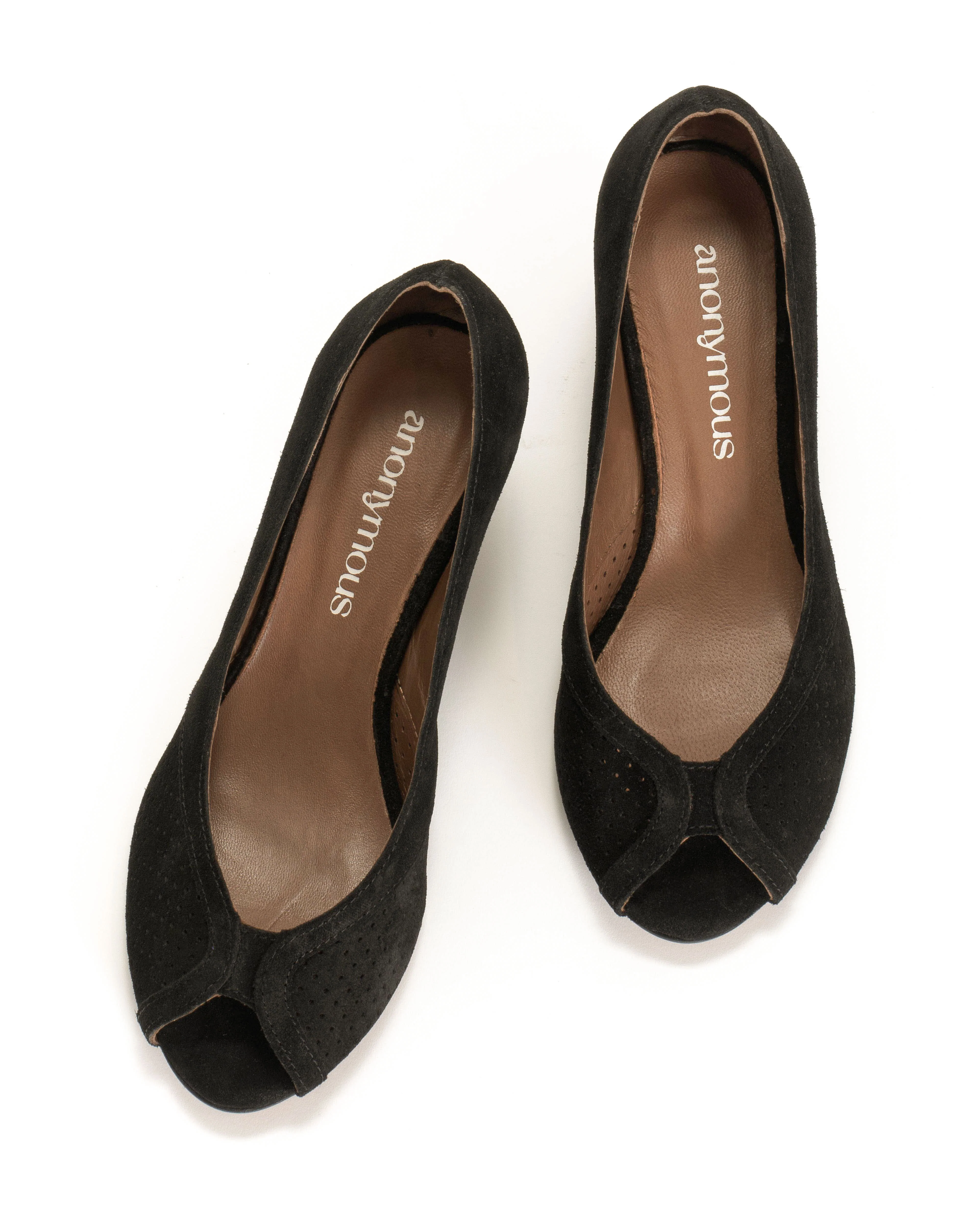 Tiffany triangle Calf suede Black - Image 5