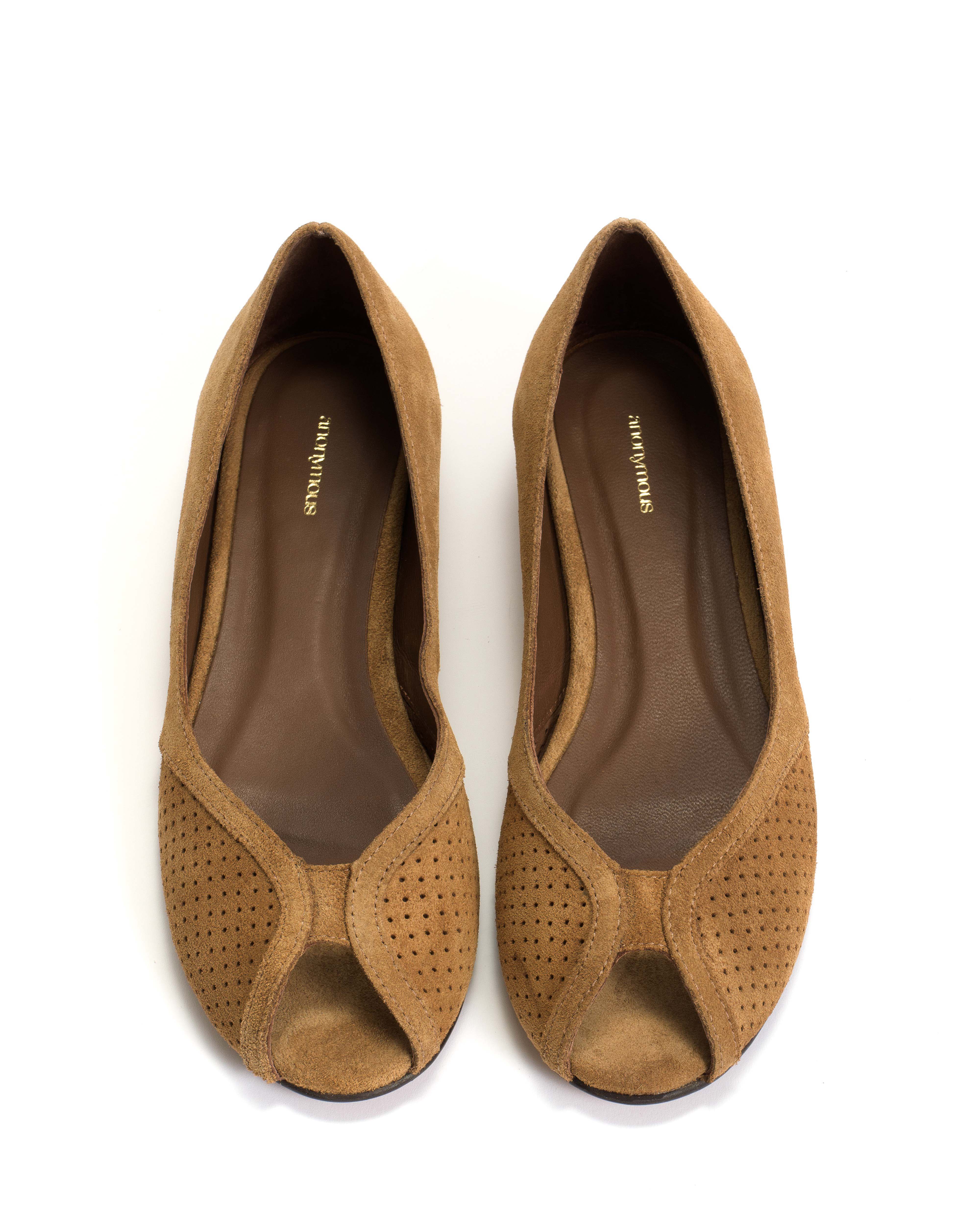 Tiffy Calf Suede Bamboo Brown - Image 3