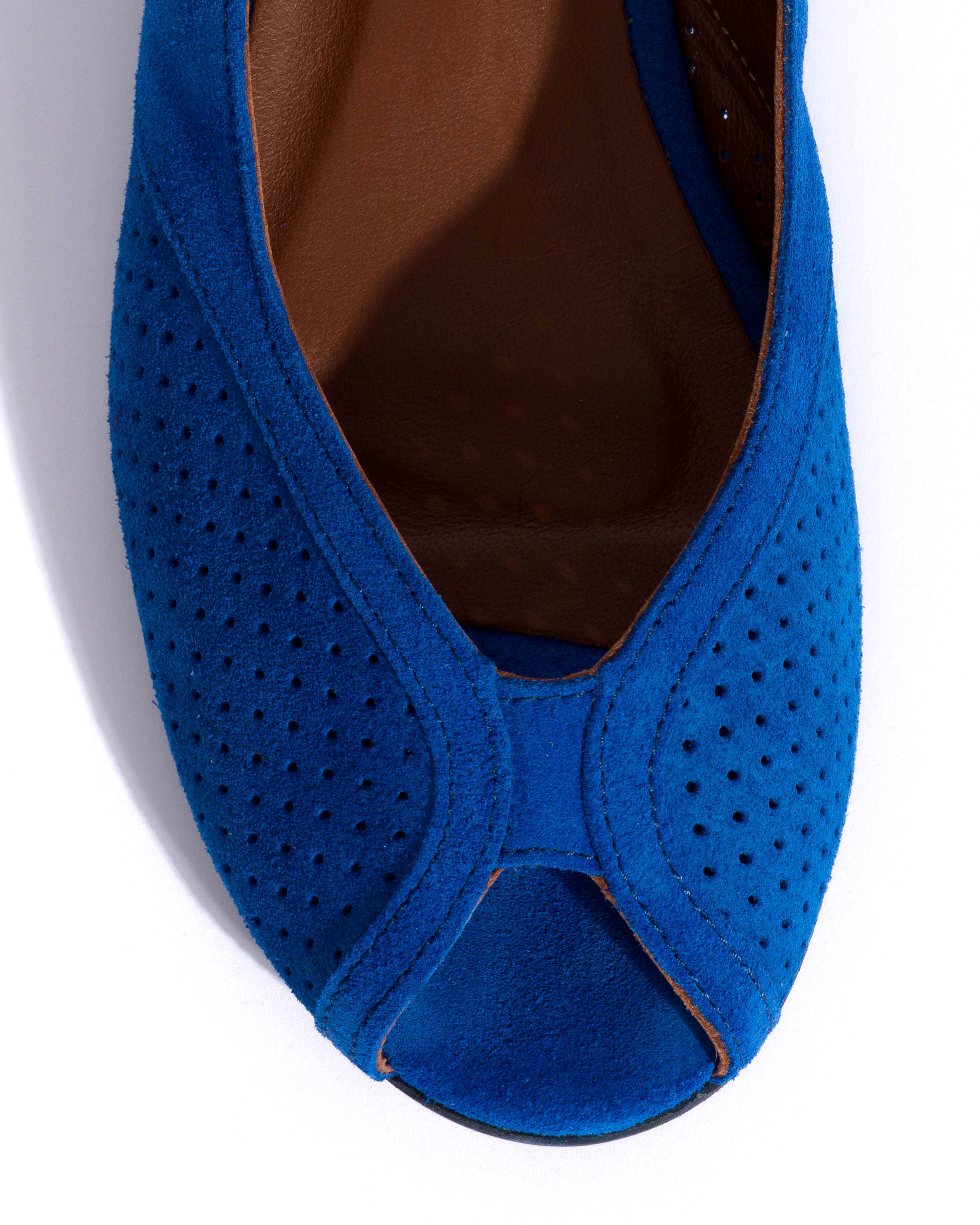Tiffy Calf suede Electric blue - Image 6