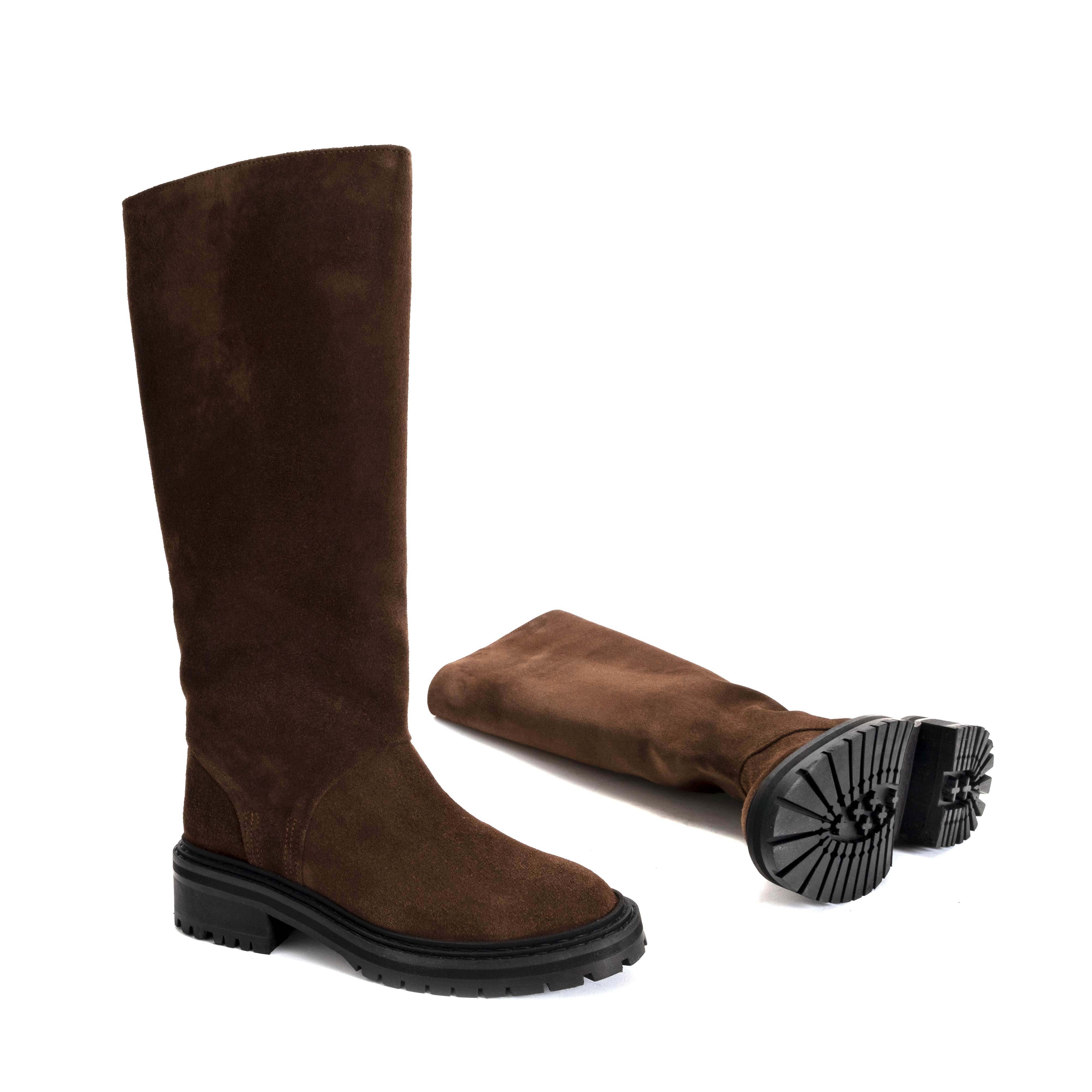 Vivian Calf Suede Coffee Brown - Image 6